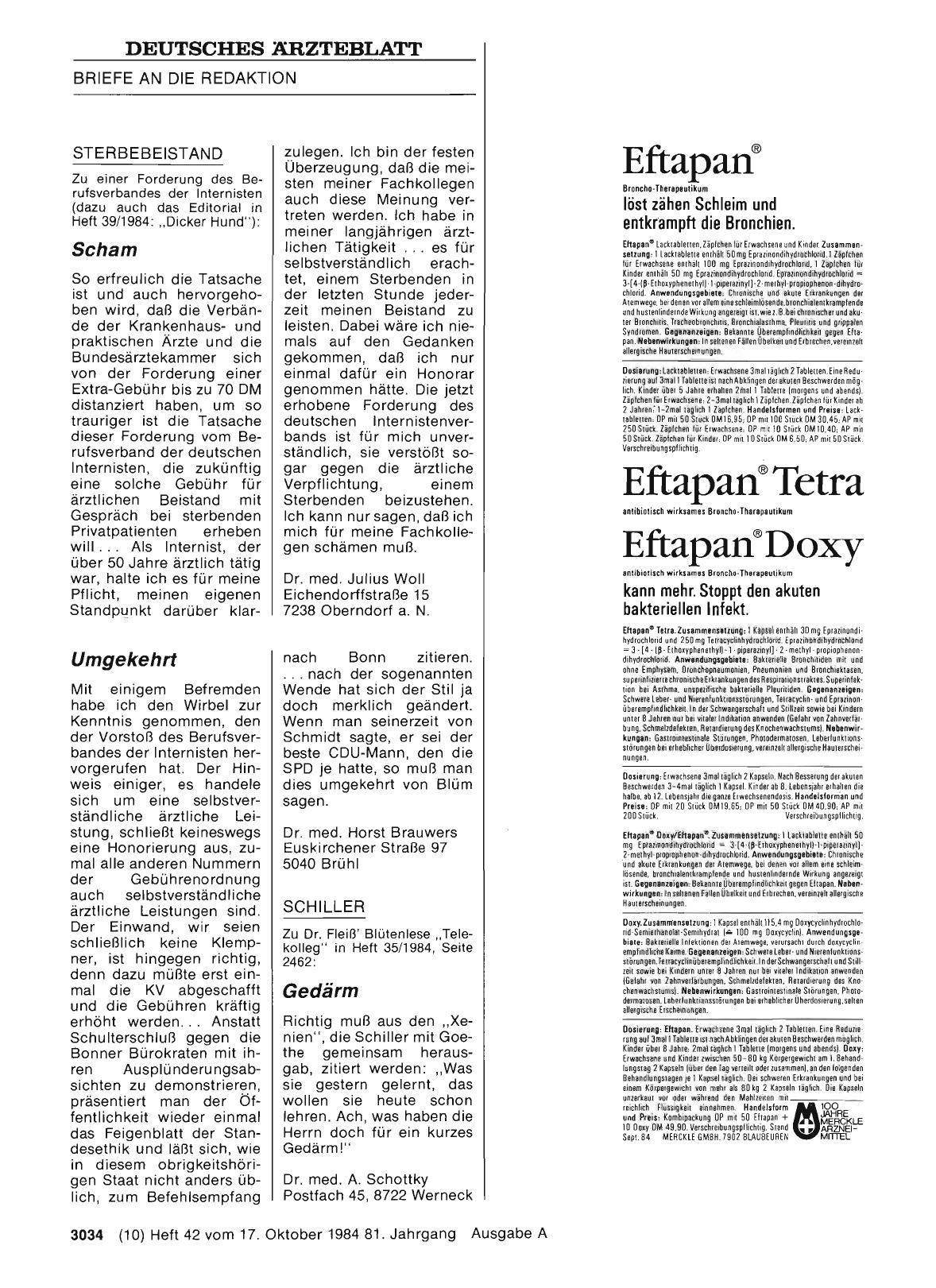 Vorschauseite 1: SCHILLER: Gedärm
