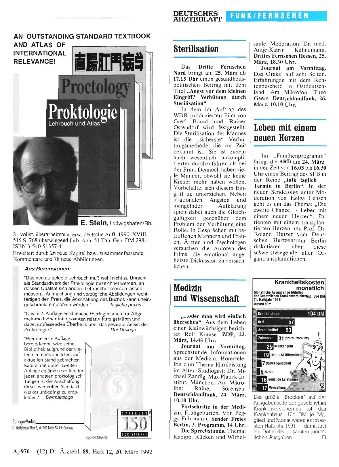Vorschauseite 1: Medizin und Wissenschaft