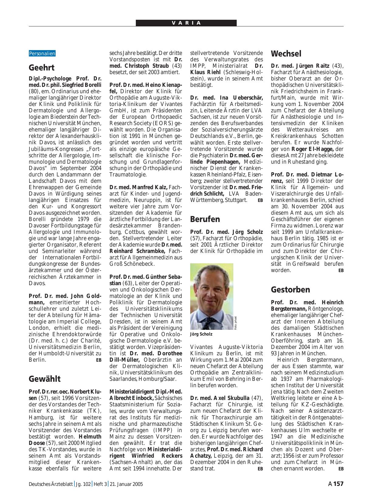 Vorschauseite 1: Berufen