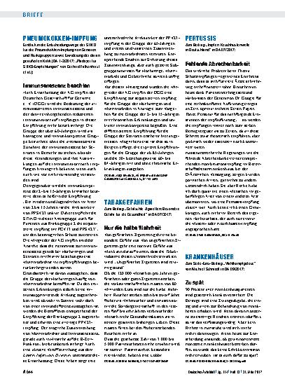 Vorschauseite 1: Pertussis: Fehlende Abrechenbarkeit
