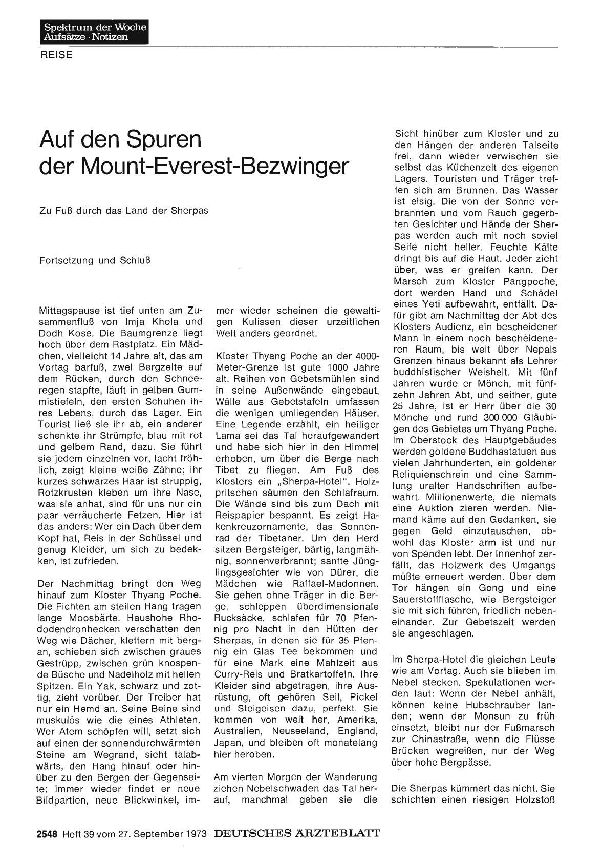 Vorschauseite 1: Auf den Spuren der Mount-Everest-Bezwinger