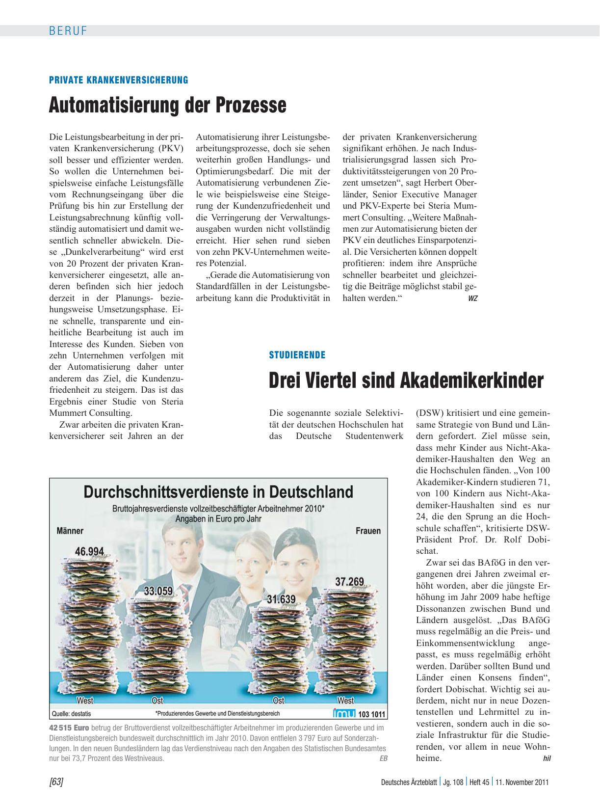 Vorschauseite 1: Private Krankenversicherung: Automatisierung der Prozesse