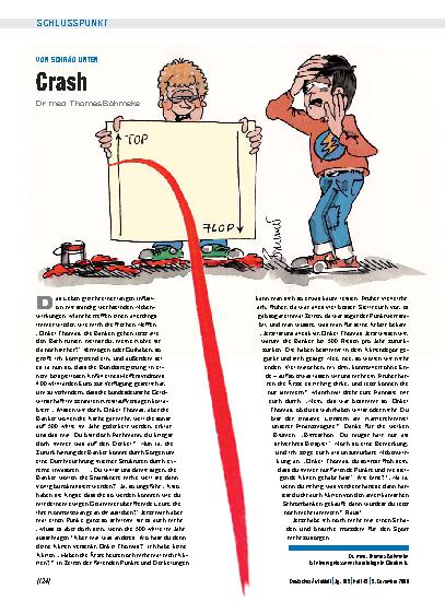Vorschauseite 1: Von schräg unten: Crash
