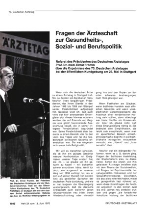 Vorschauseite 1: Fragen der Ärzteschaft zur Gesundheits-, Sozialund Berufspolitik