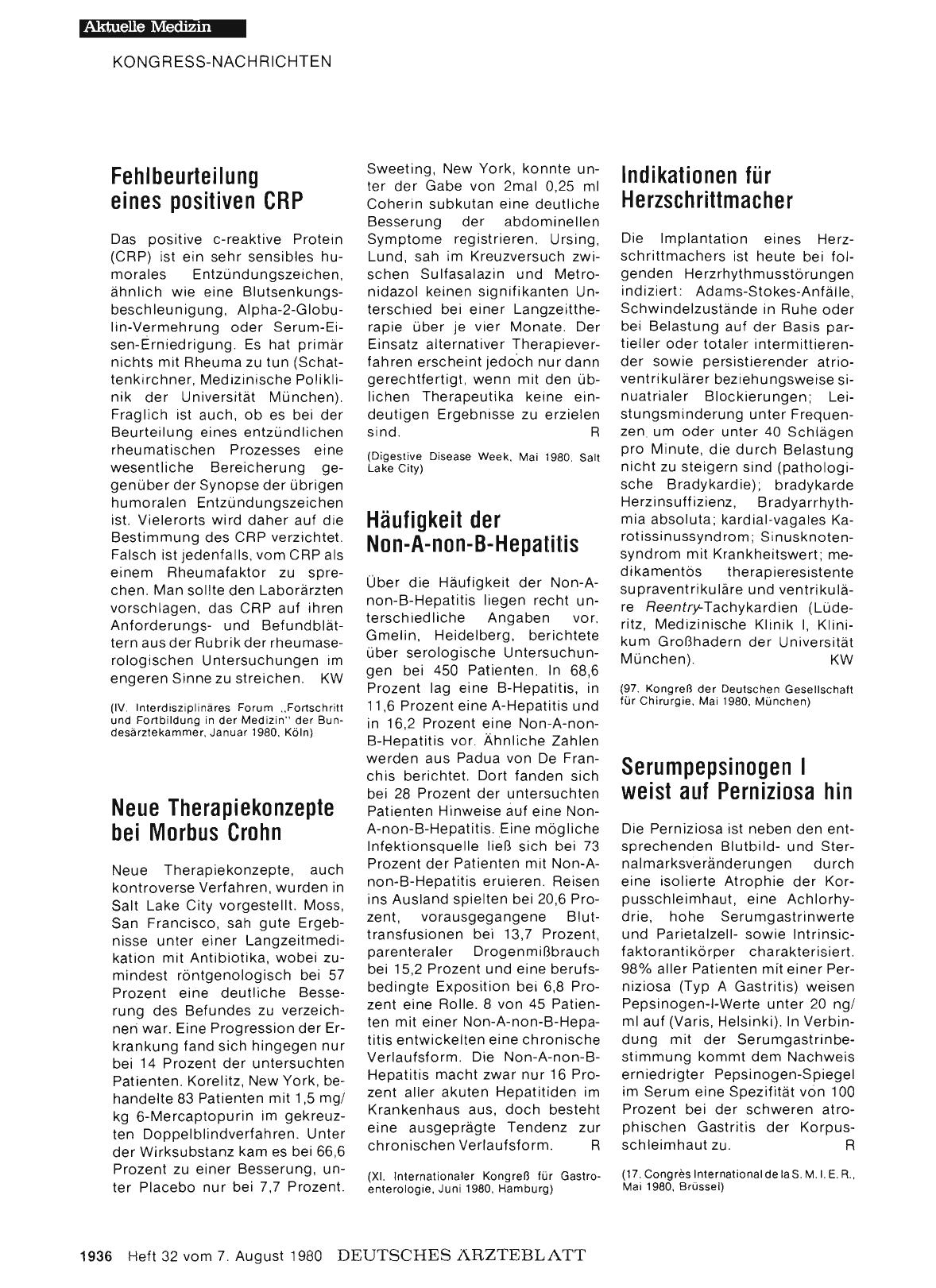 Vorschauseite 1: Indikationen für Herzschrittmacher