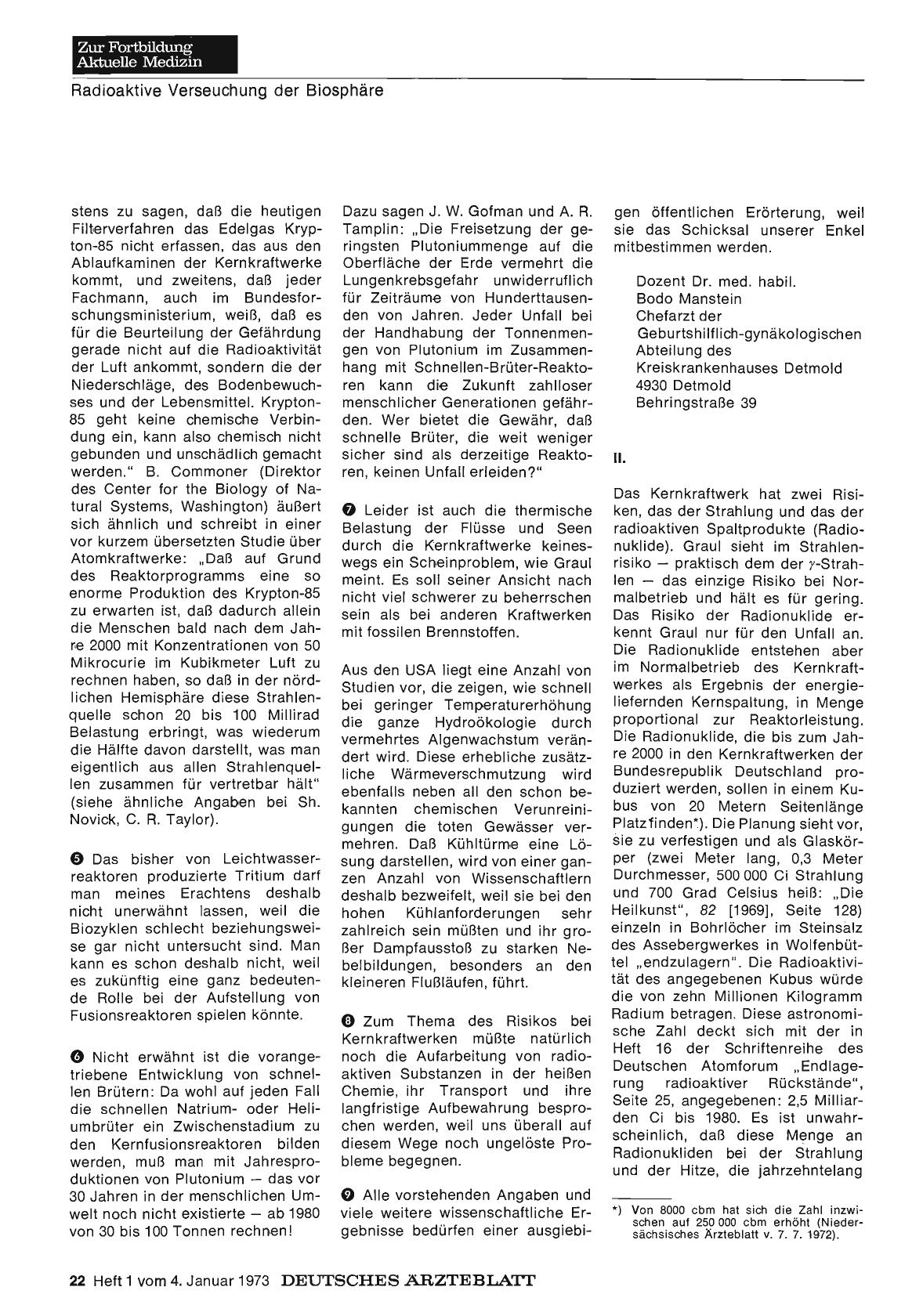 Vorschauseite 1: Das Risiko der Kernkraftwerke: II.