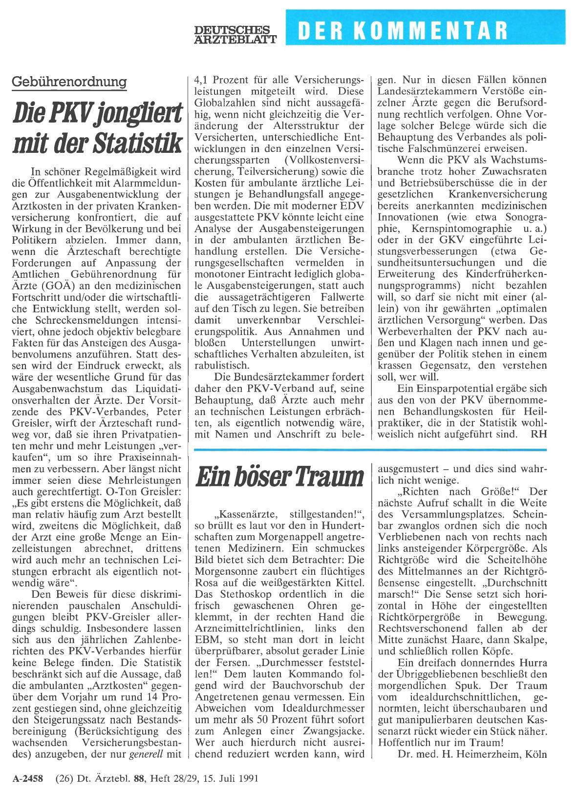 Vorschauseite 1: Ein böser Traum
