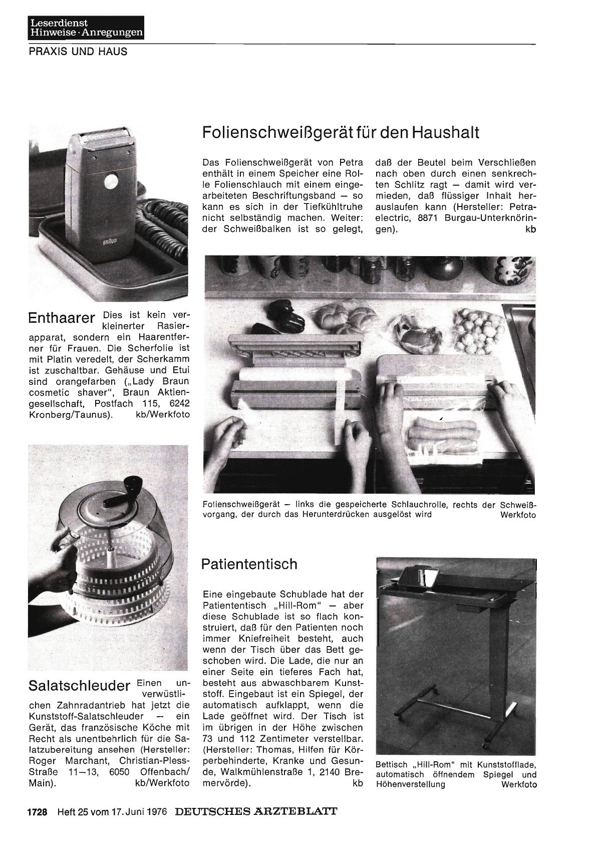 Vorschauseite 1: Folienschweißgerät für den Haushalt