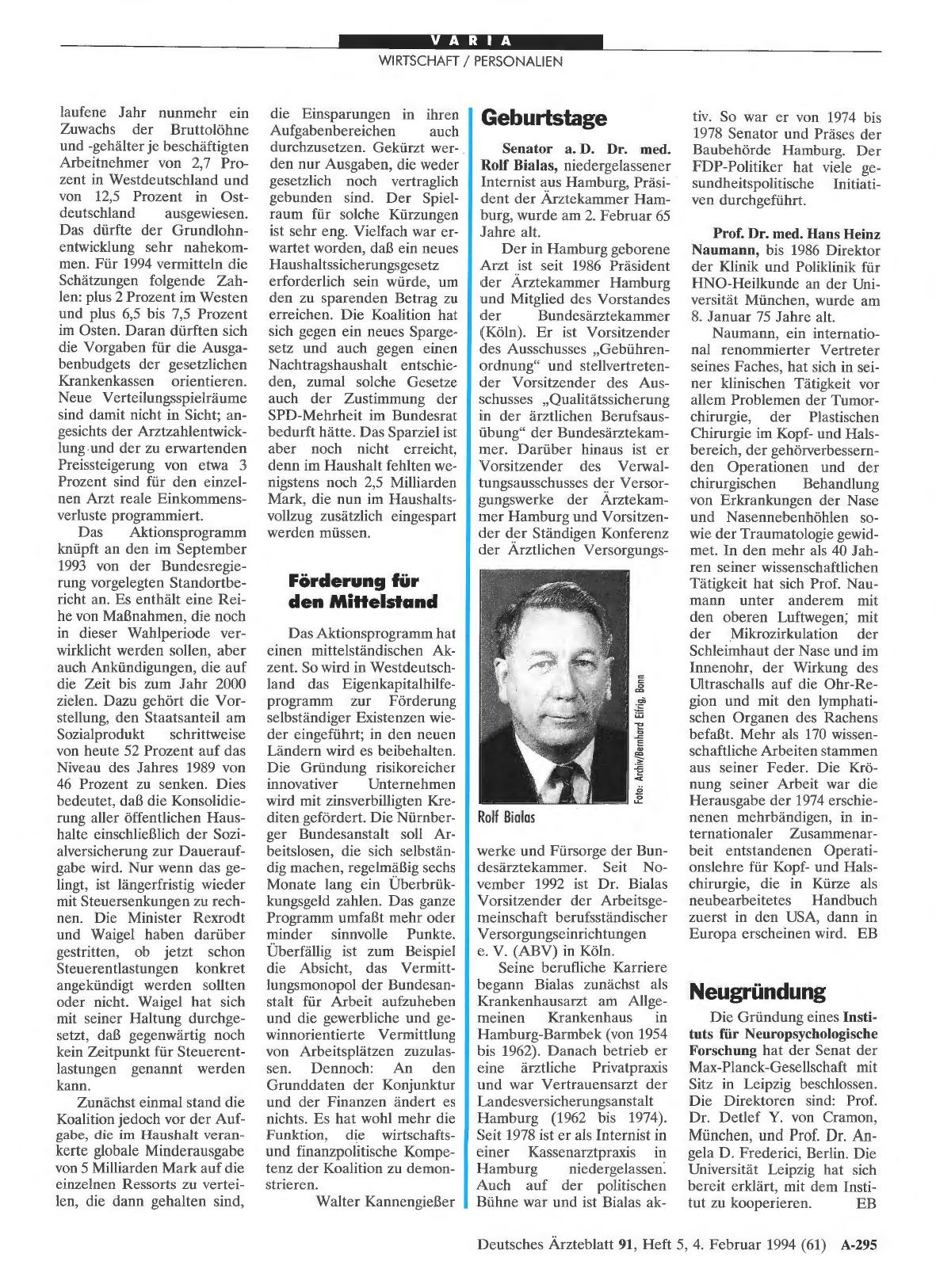 Vorschauseite 1: Neugründung