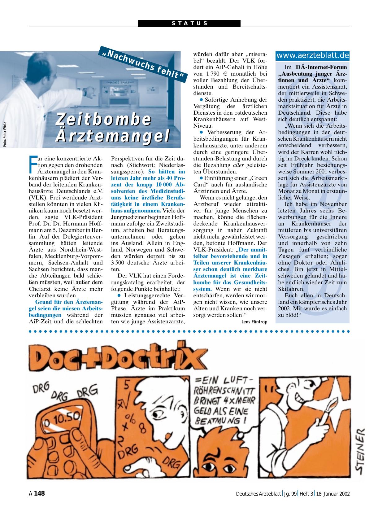 Vorschauseite 1: www. aerzteblatt. de