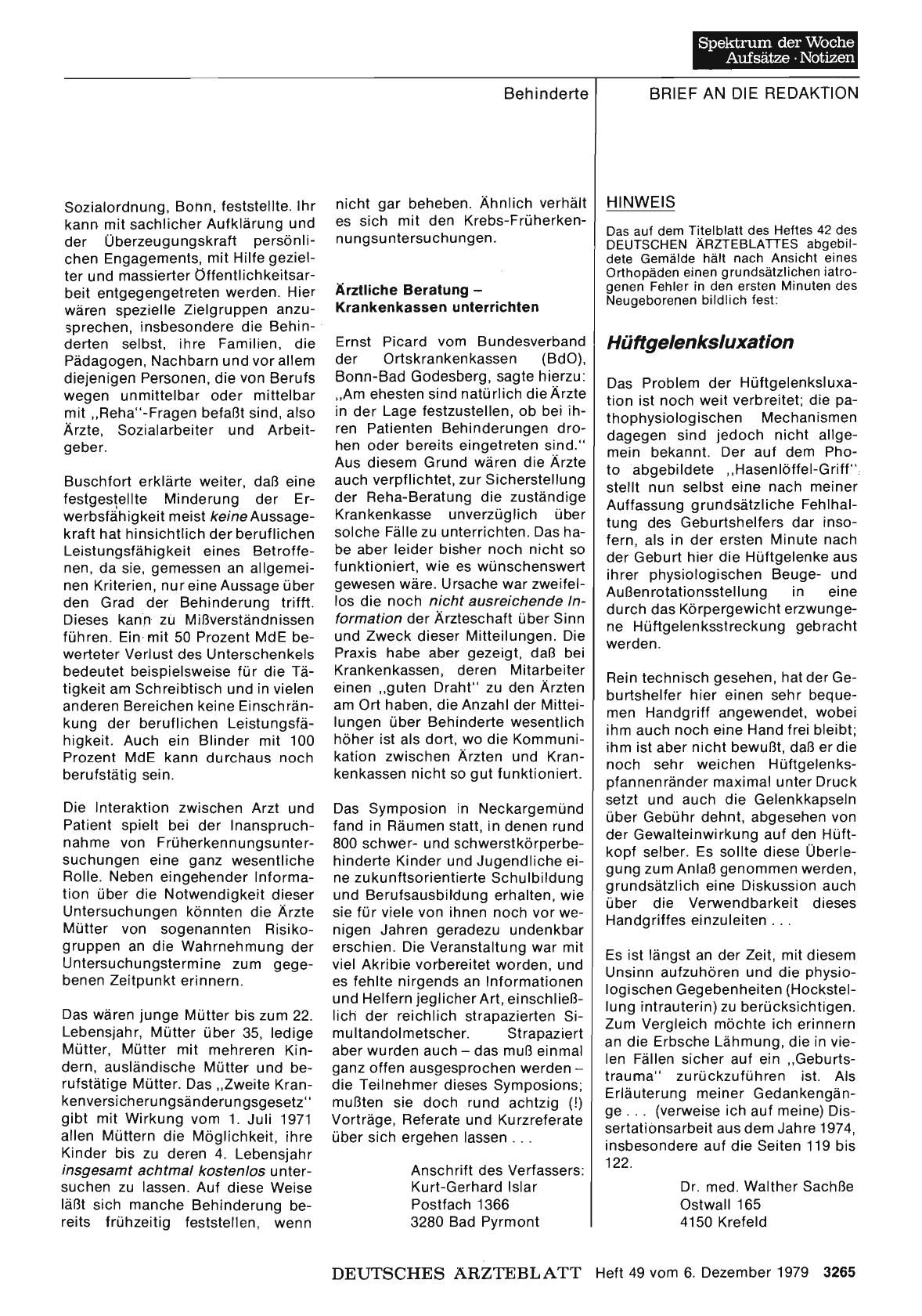 Vorschauseite 1: HINWEIS: Hüftgelenksluxation