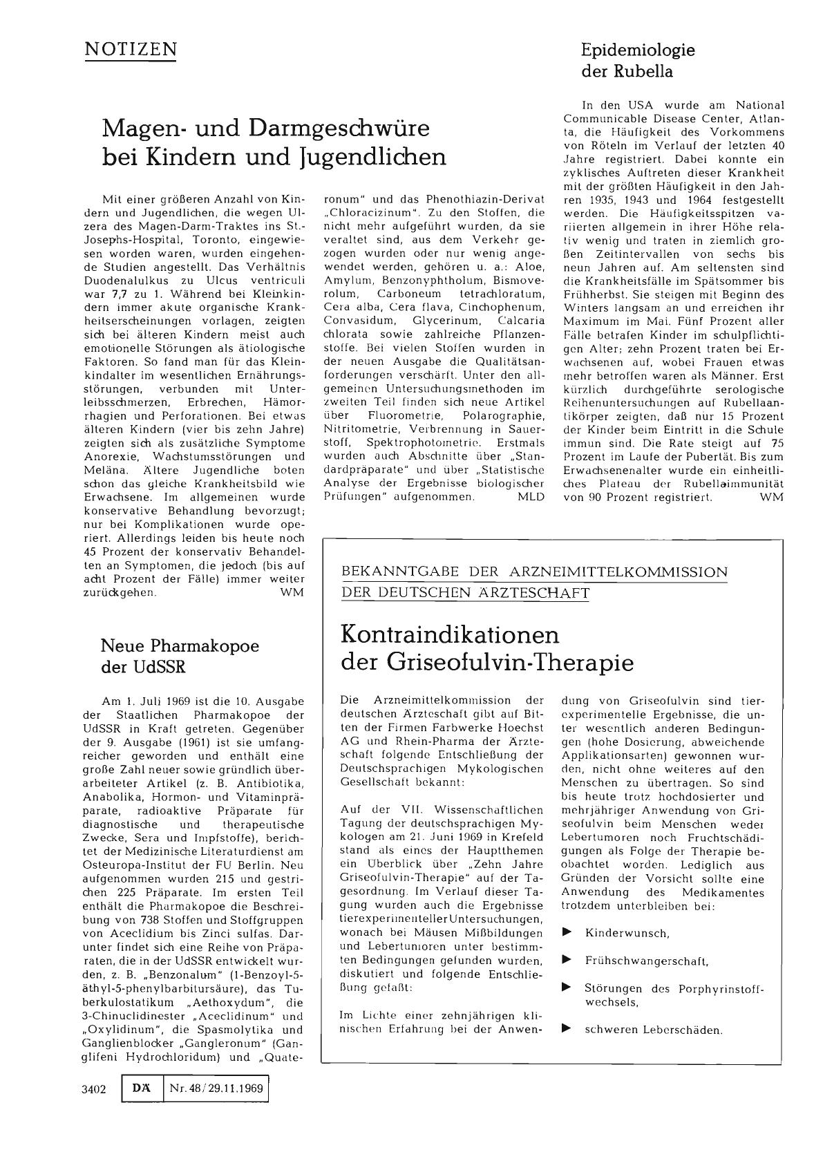 Vorschauseite 1: Neue Pharmakopoe der UdSSR