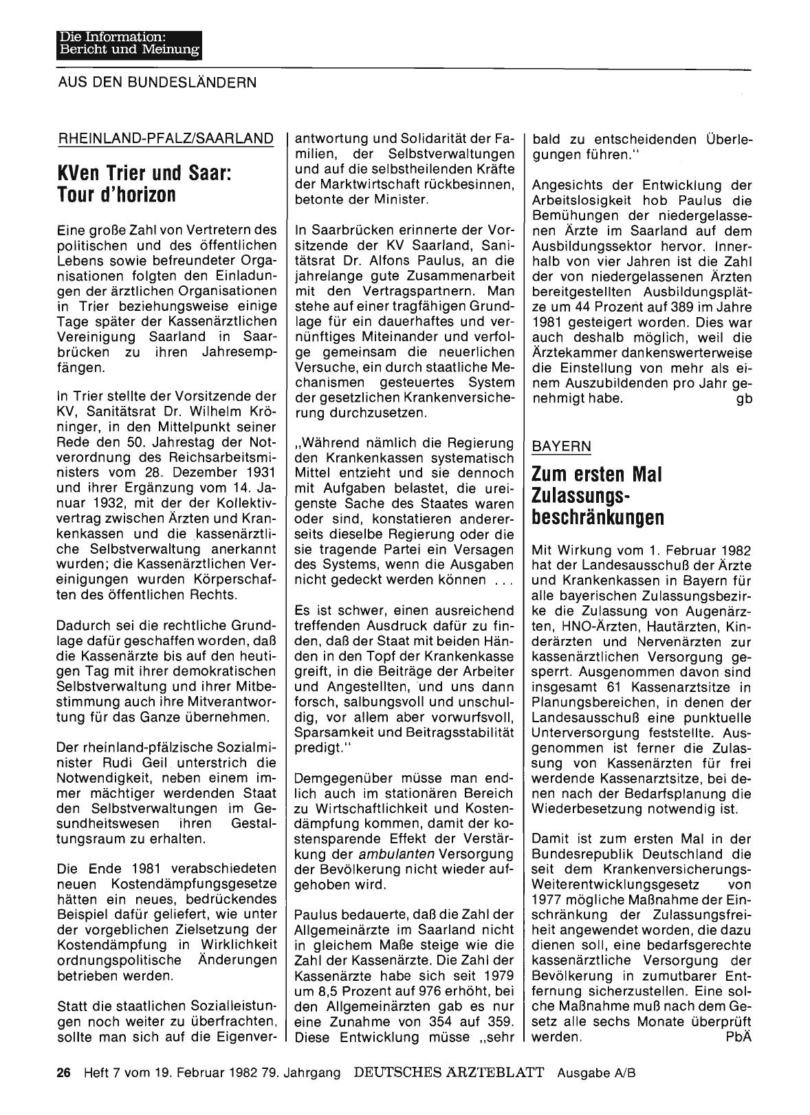 Vorschauseite 1: Bayern: Zum ersten Mal Zulassungsbeschränkungen