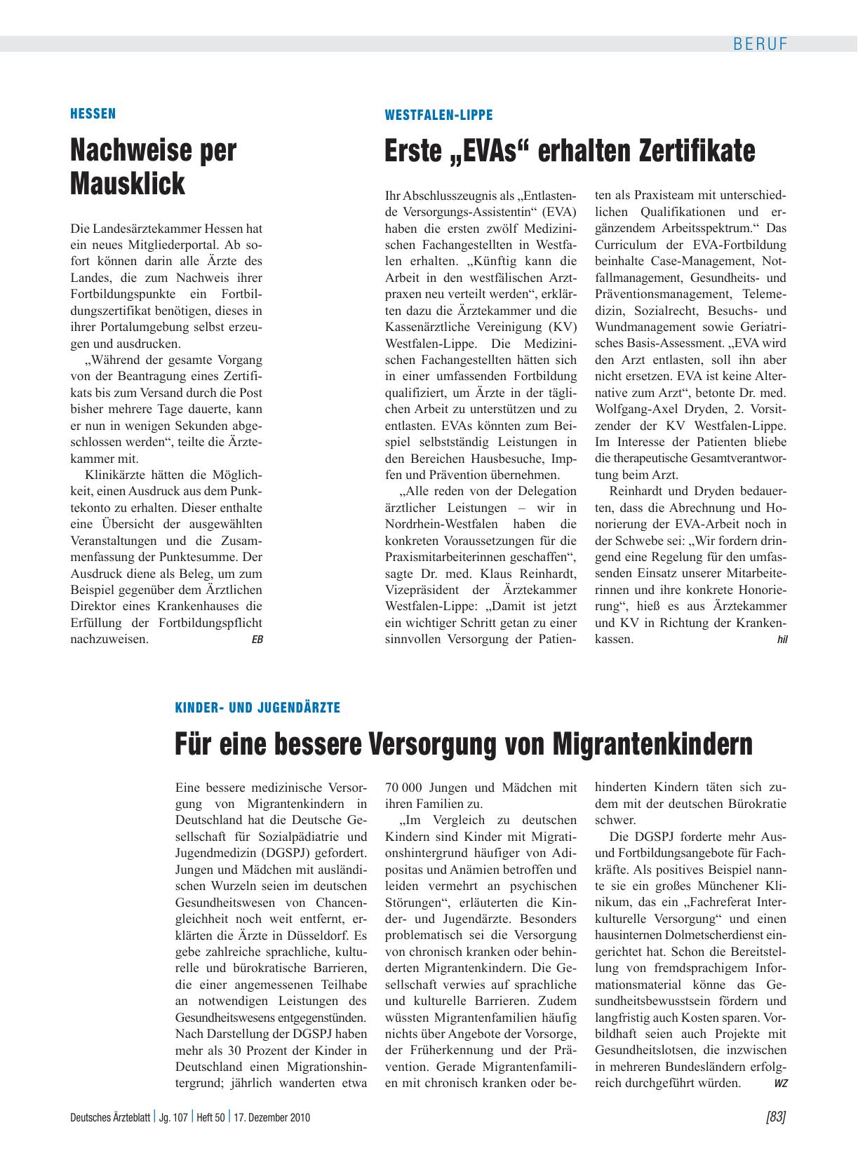Vorschauseite 1: Hessen: Nachweise per Mausklick