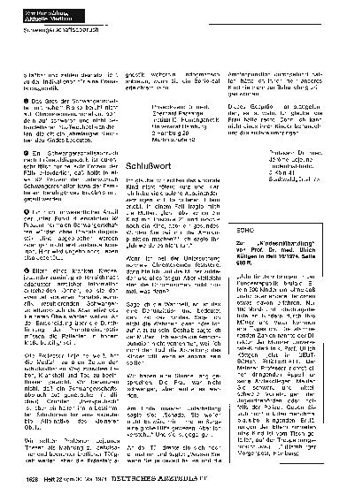 Vorschauseite 1: Schlußwort