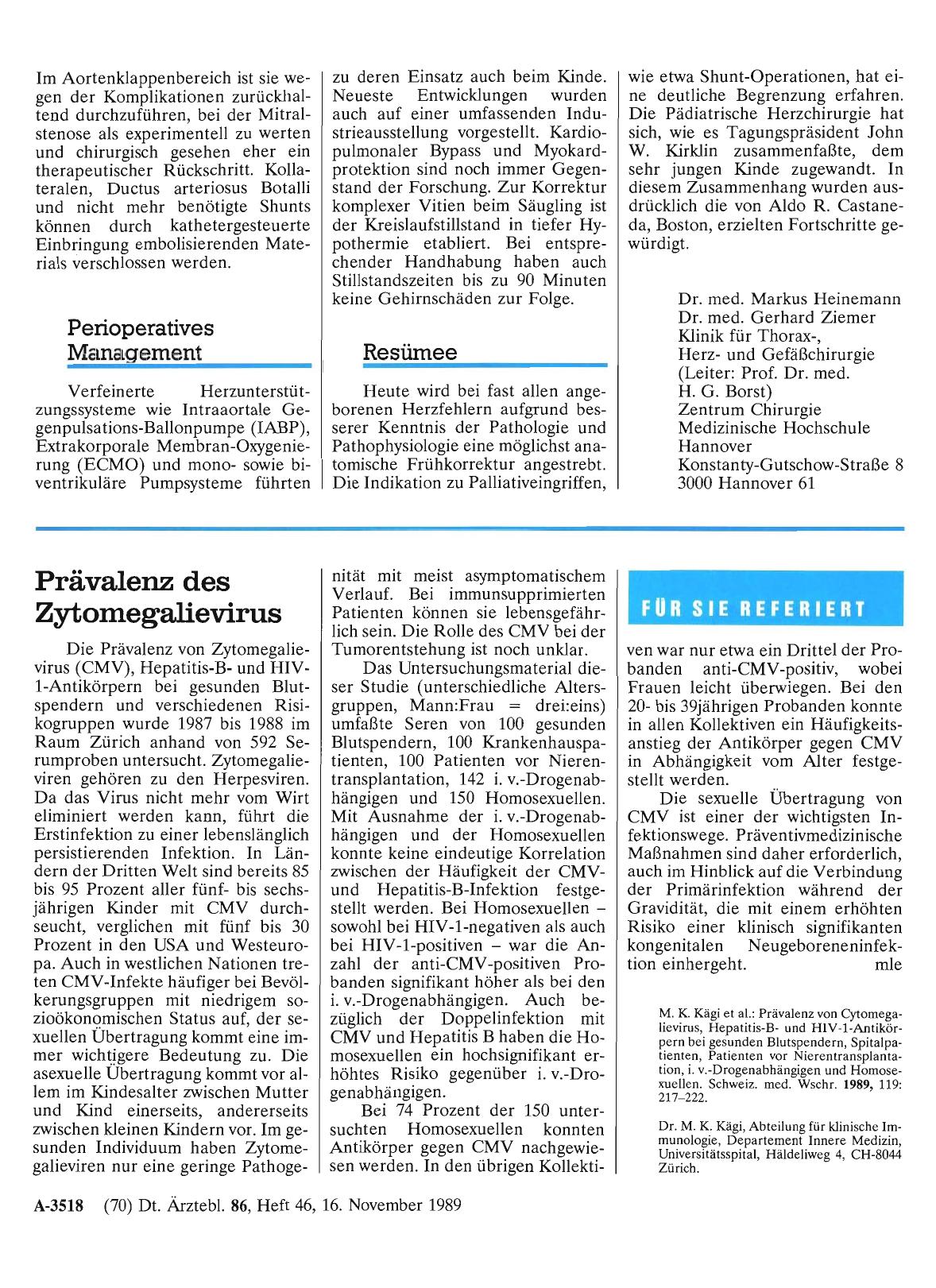 Vorschauseite 1: Prävalenz des Zytomegalievirus