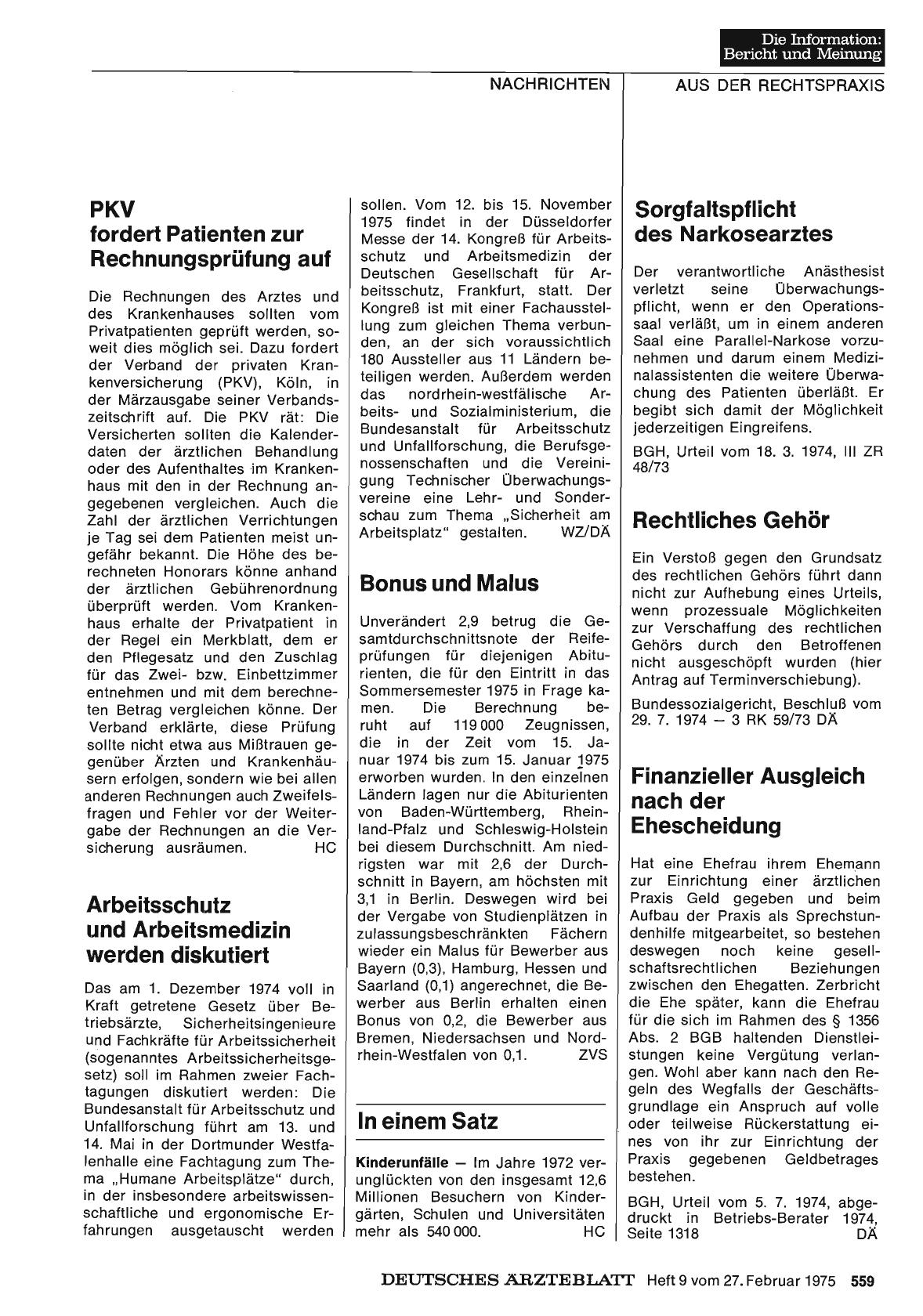 Vorschauseite 1: PKV fordert Patienten zur Rechnungsprüfung auf