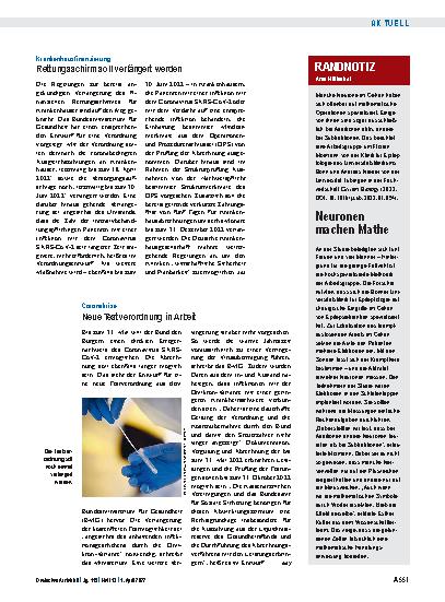 Vorschauseite 1: Krankenhausfinanzierung: Rettungsschirm soll verlängert werden