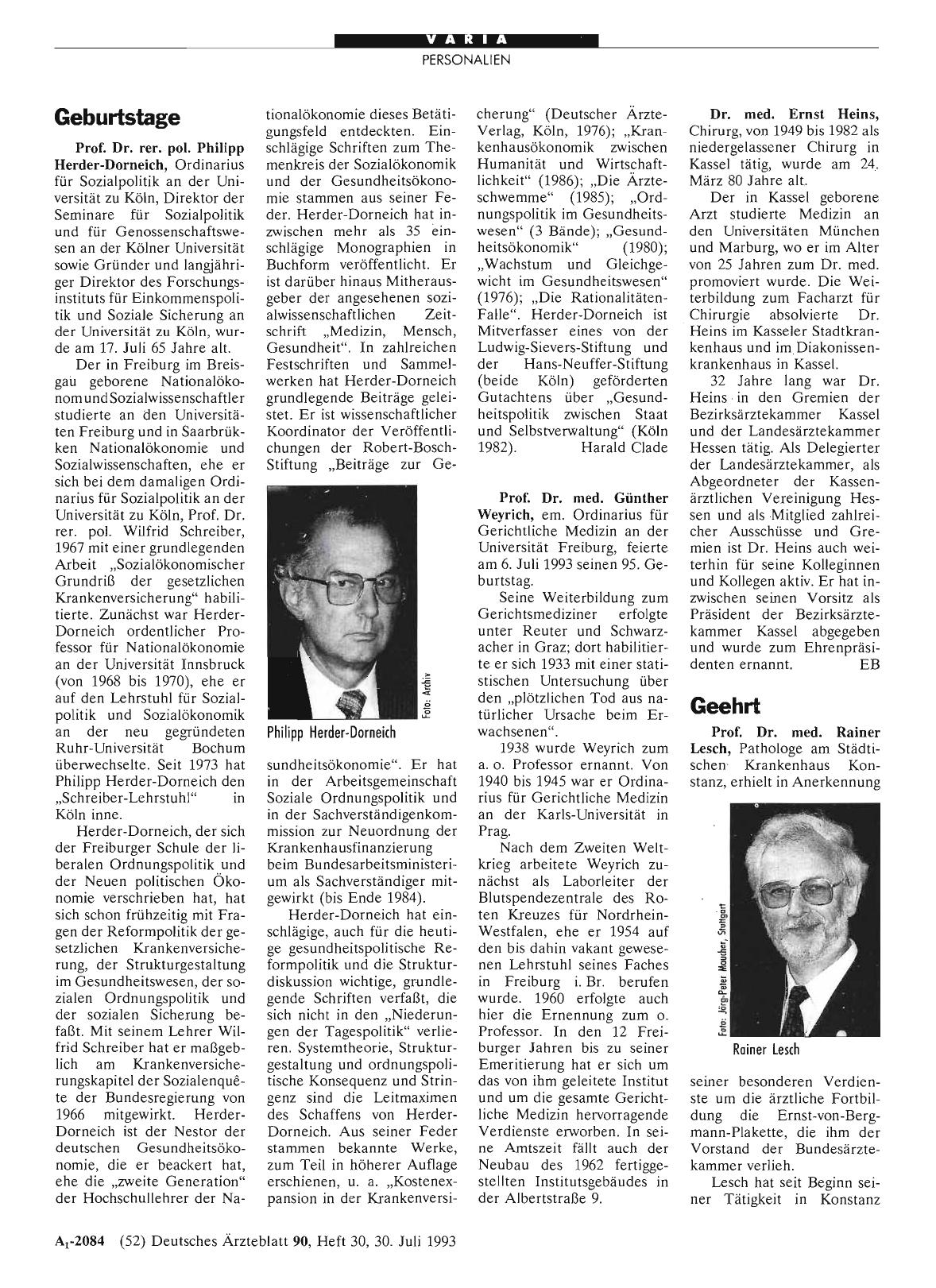 Vorschauseite 1: Geehrt