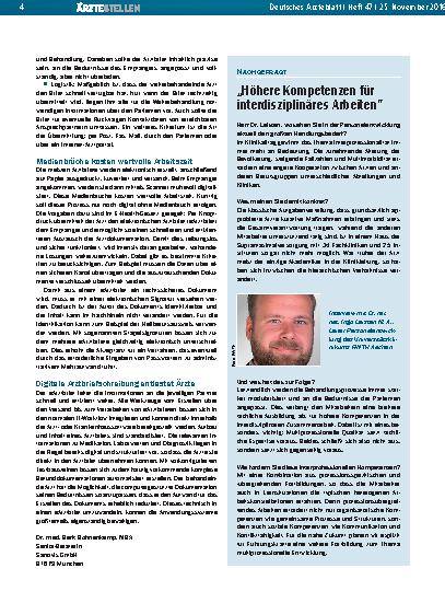 Vorschauseite 1: „Höhere Kompetenzen für interdisziplinäres Arbeiten“