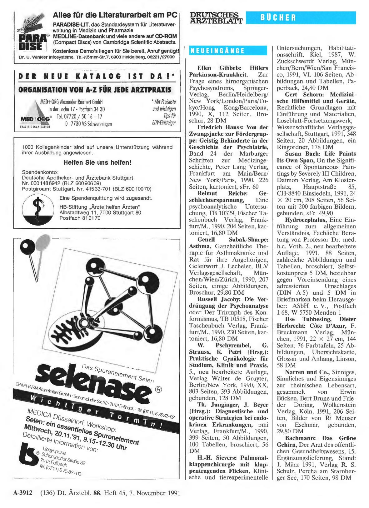 Vorschauseite 1: Neueingänge