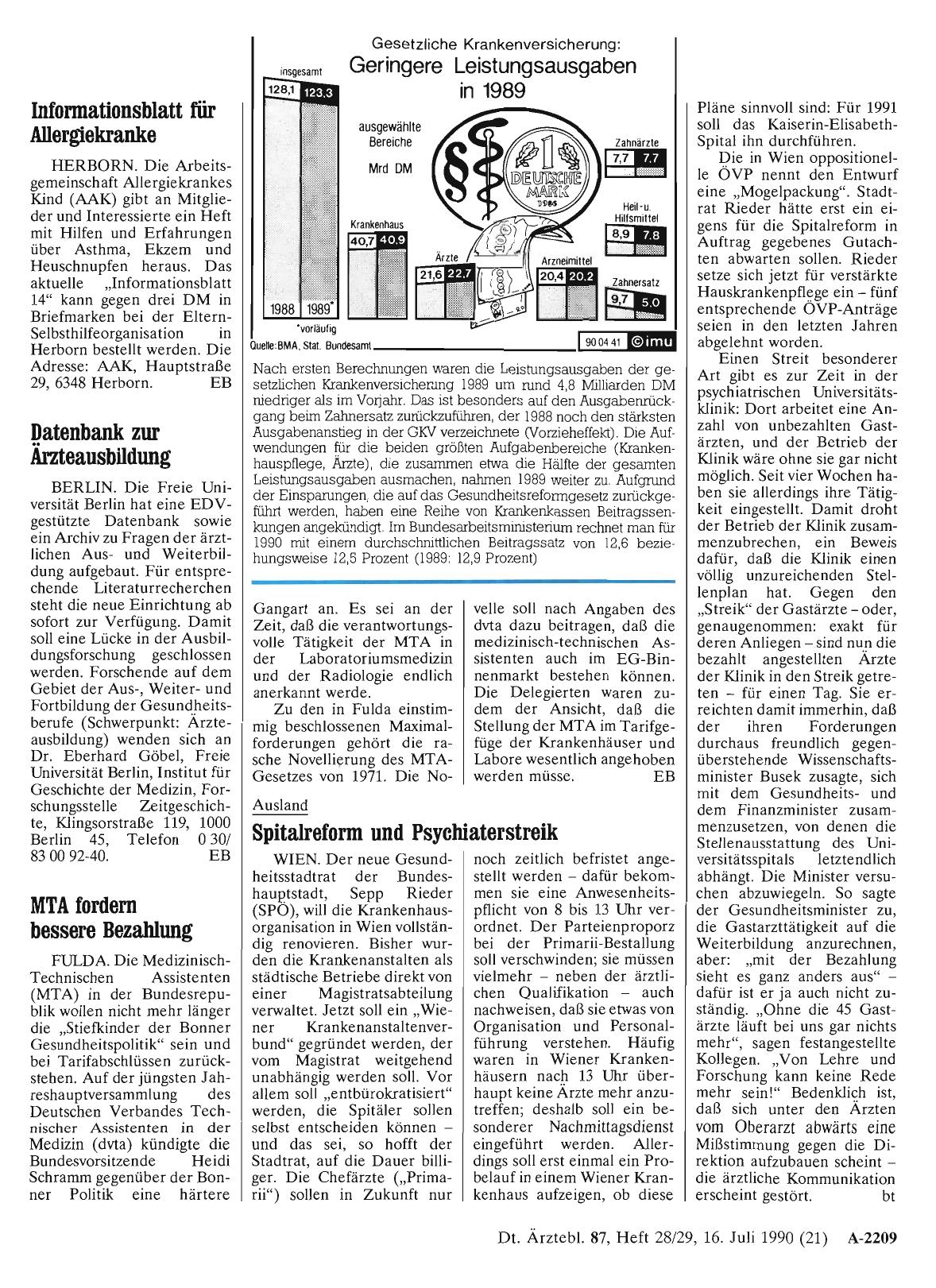 Vorschauseite 1: Datenbank zur Ärzteausbildung