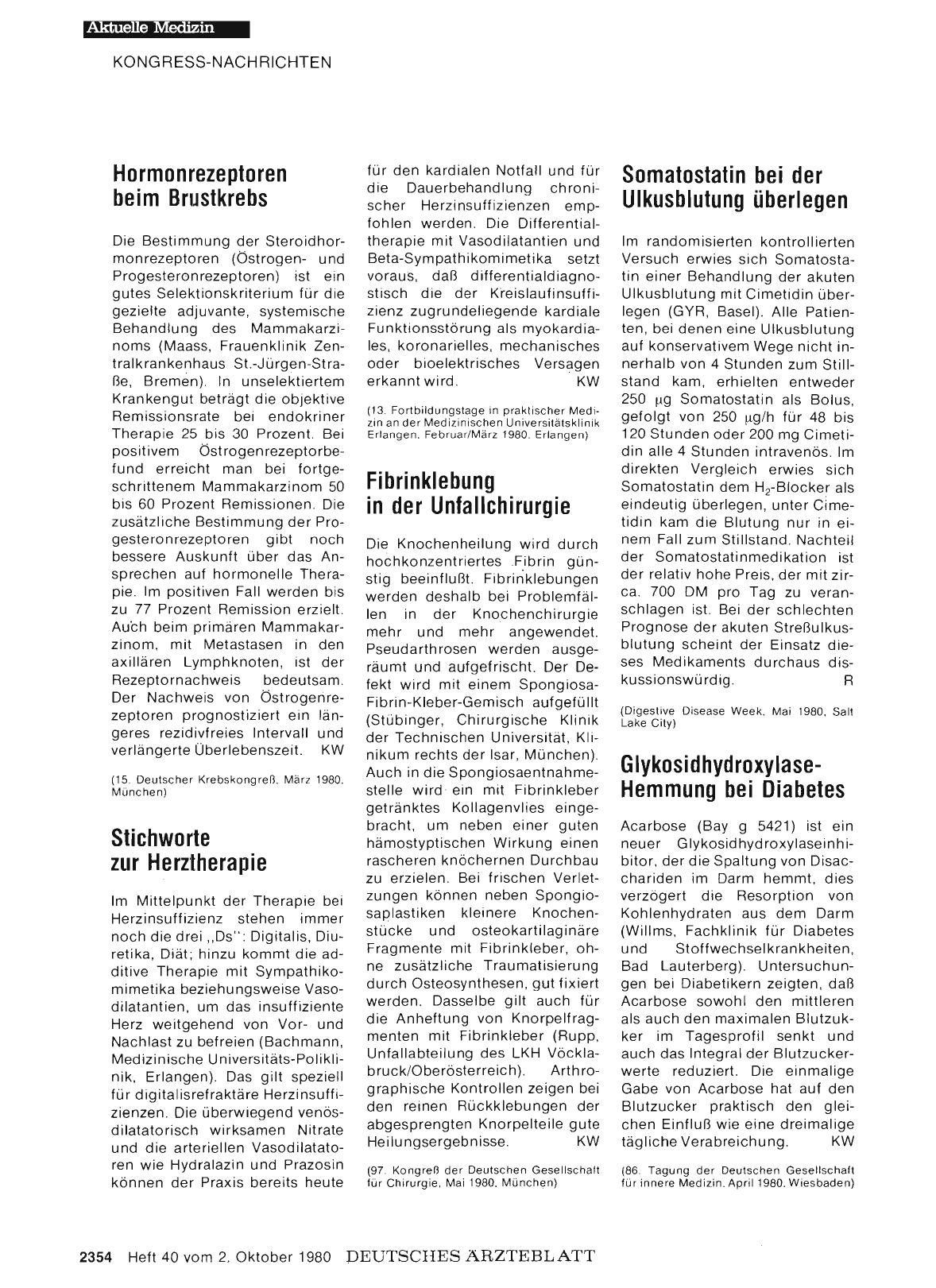 Vorschauseite 1: Somatostatin bei der Ulkusblutung überlegen