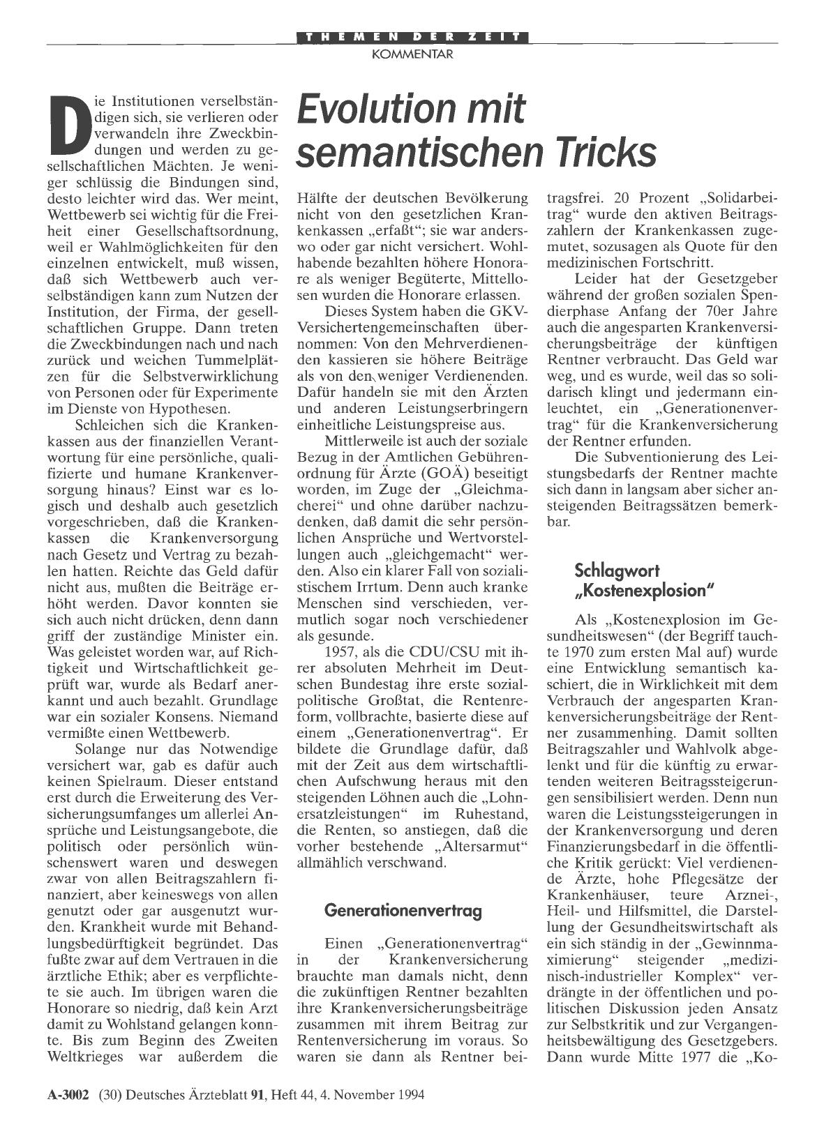 Vorschauseite 1: Evolution mit semantischen Tricks