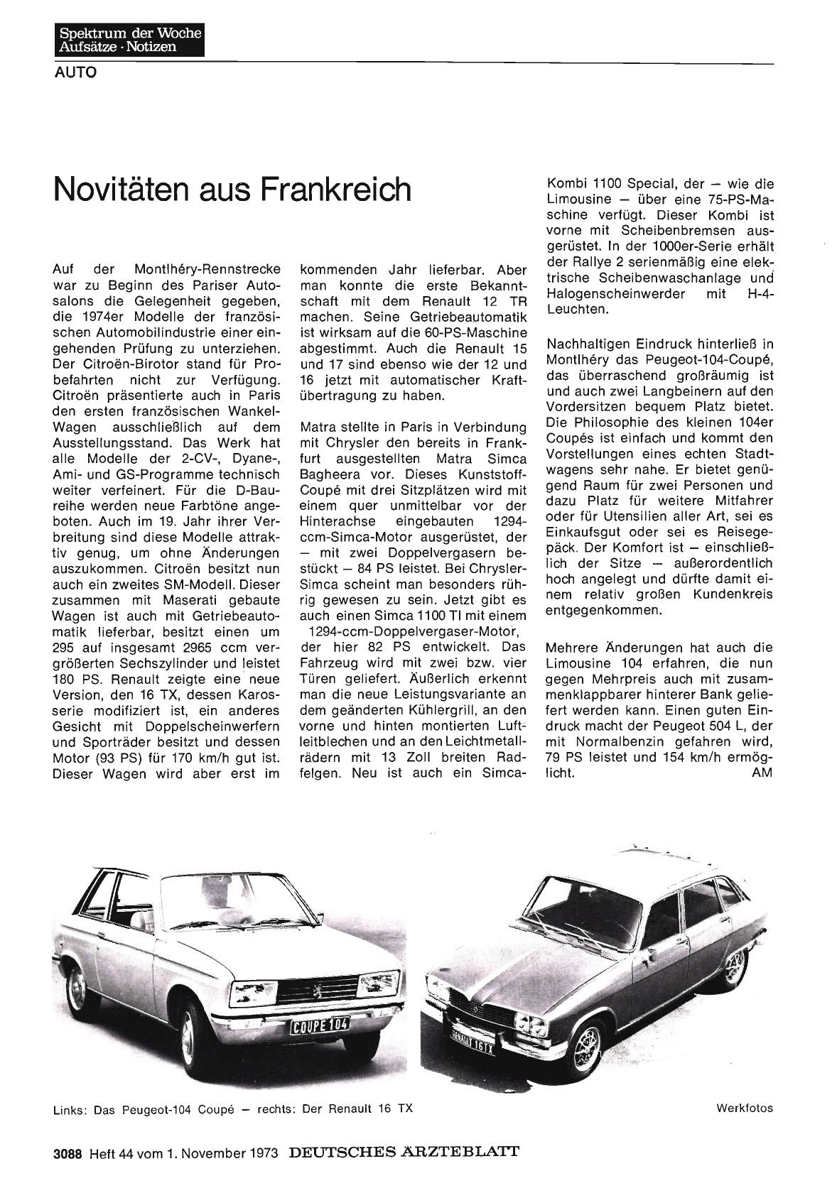 Vorschauseite 1: Novitäten aus Frankreich