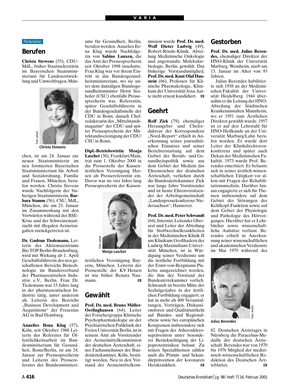 Vorschauseite 1: Berufen