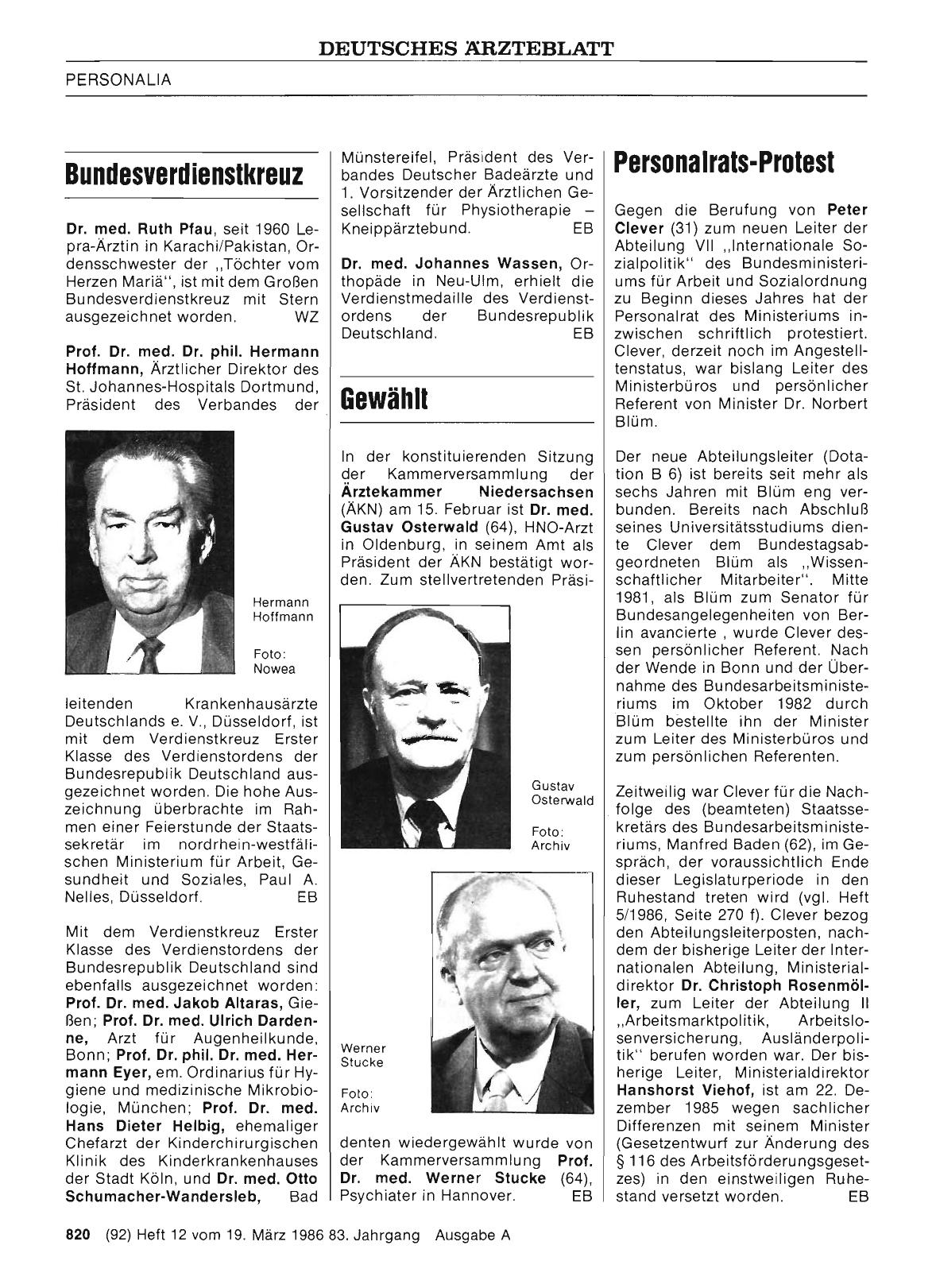 Vorschauseite 1: Personalrats-Protest
