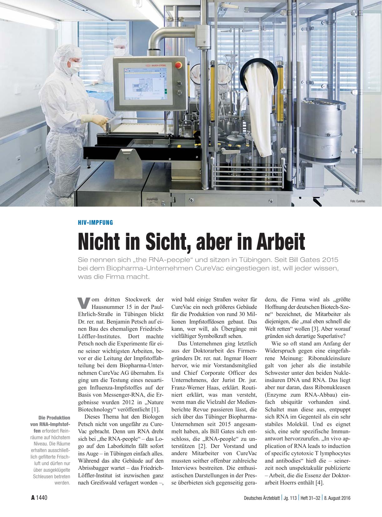 Vorschauseite 1: HIV-Impfung: Nicht in Sicht, aber in Arbeit