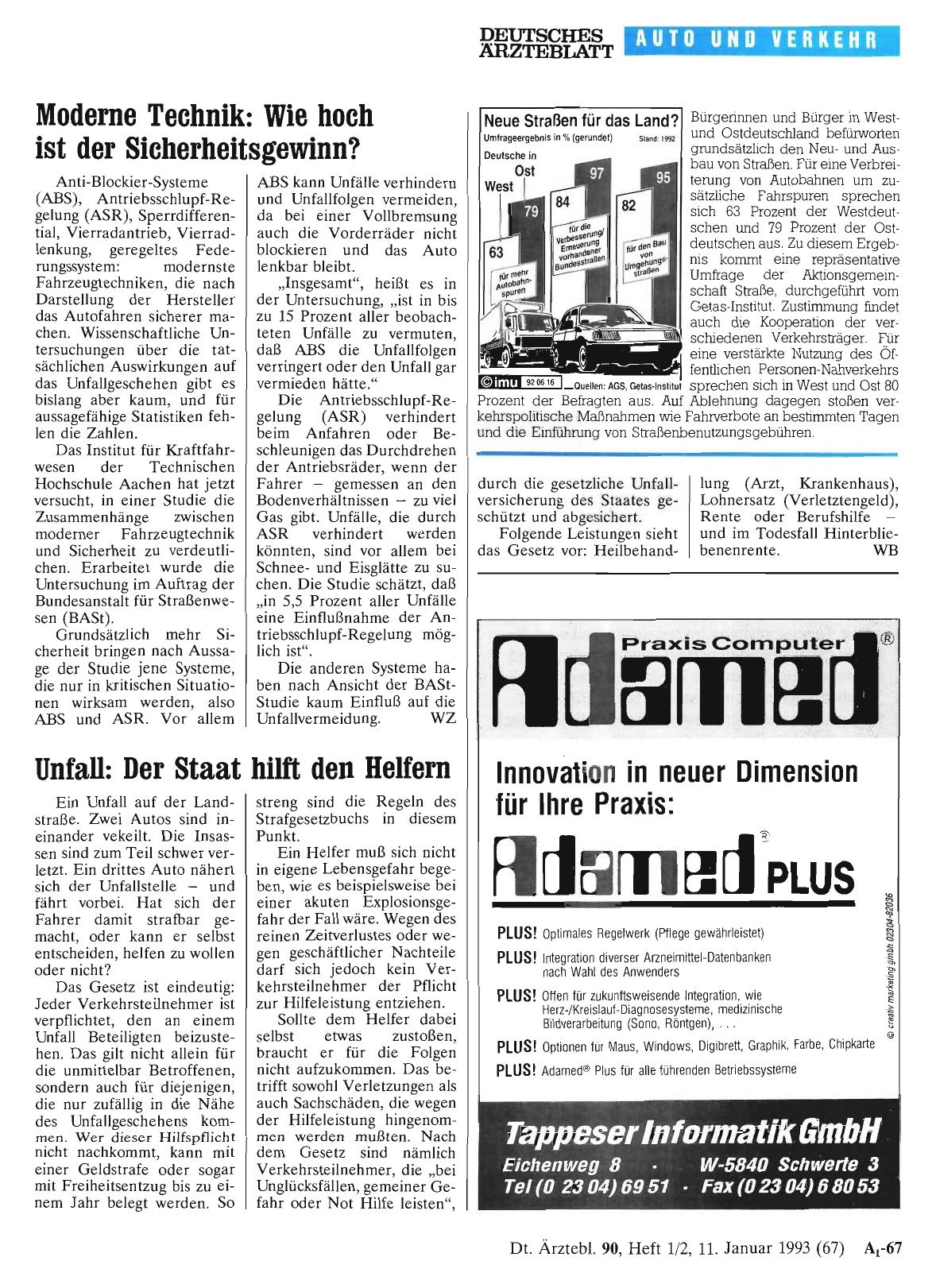 Vorschauseite 1: Unfall: Der Staat hilft den Helfern