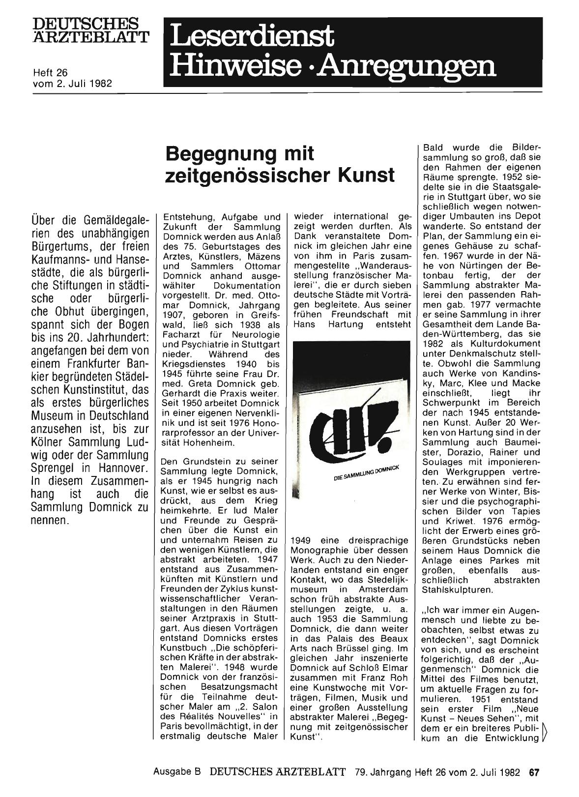 Vorschauseite 1: Begegnung mit zeitgenössischer Kunst