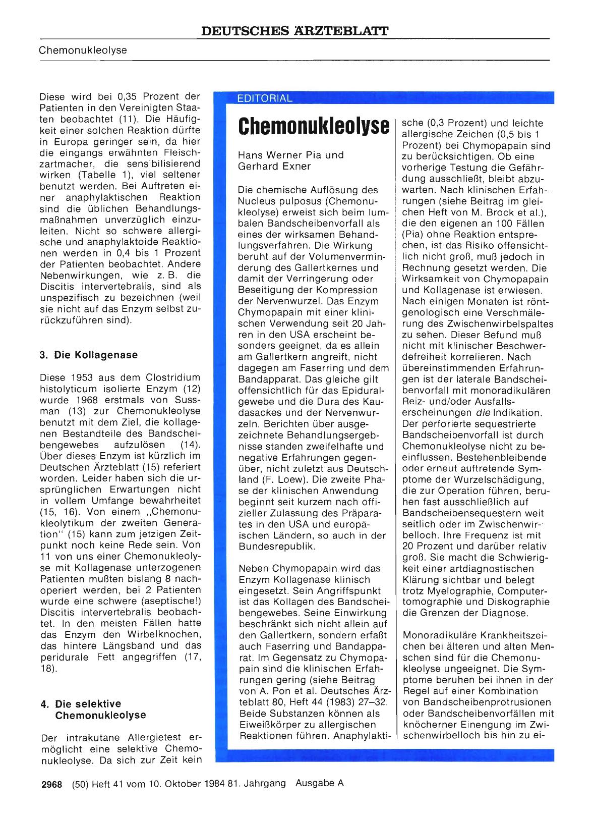 Vorschauseite 1: Chemonukleolyse