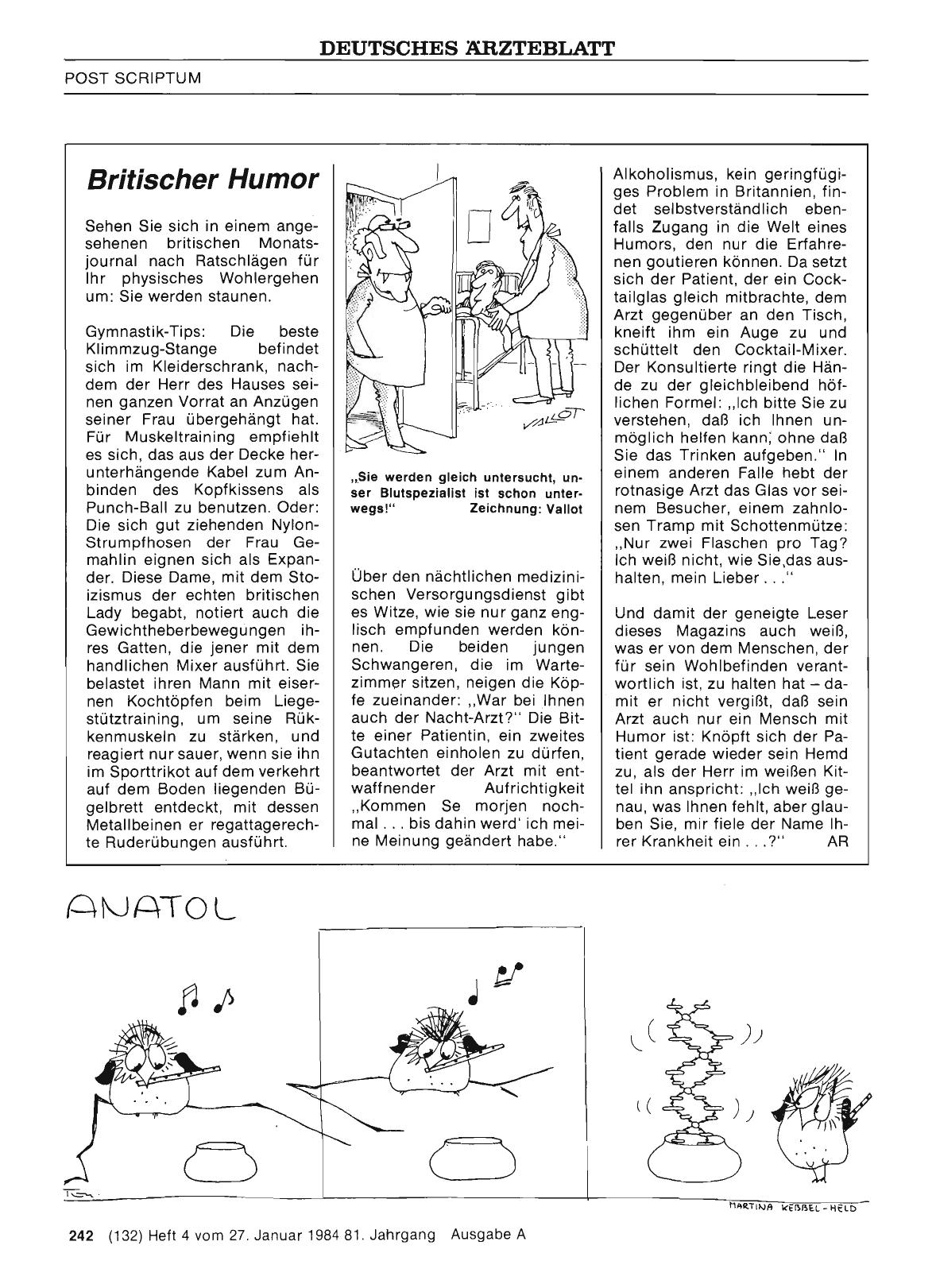 Vorschauseite 1: Britischer Humor