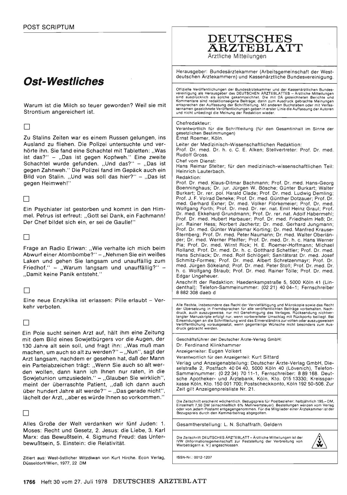 Vorschauseite 1: Ost-Westliches