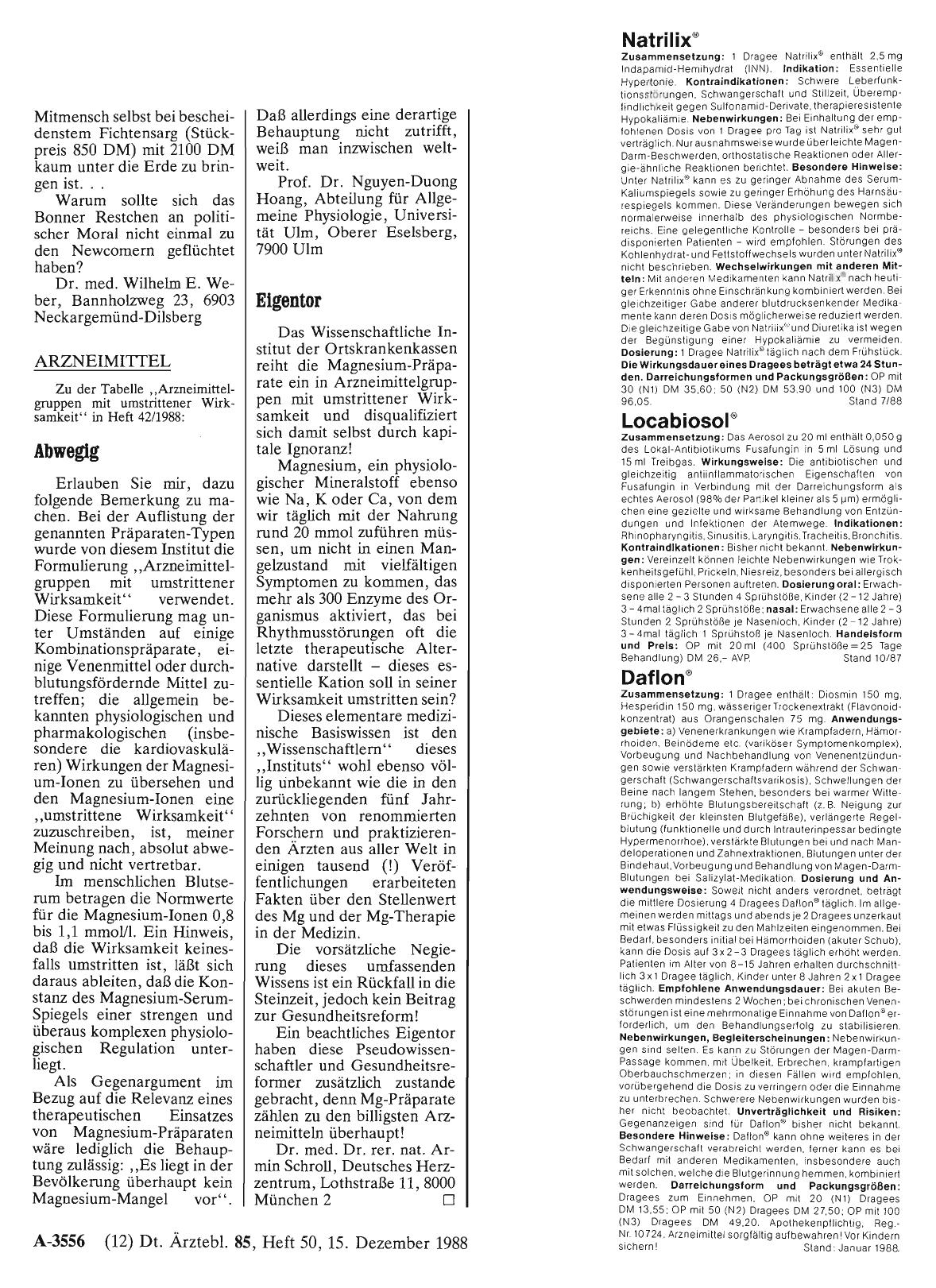 Vorschauseite 1: ARZNEIMITTEL: Eigentor