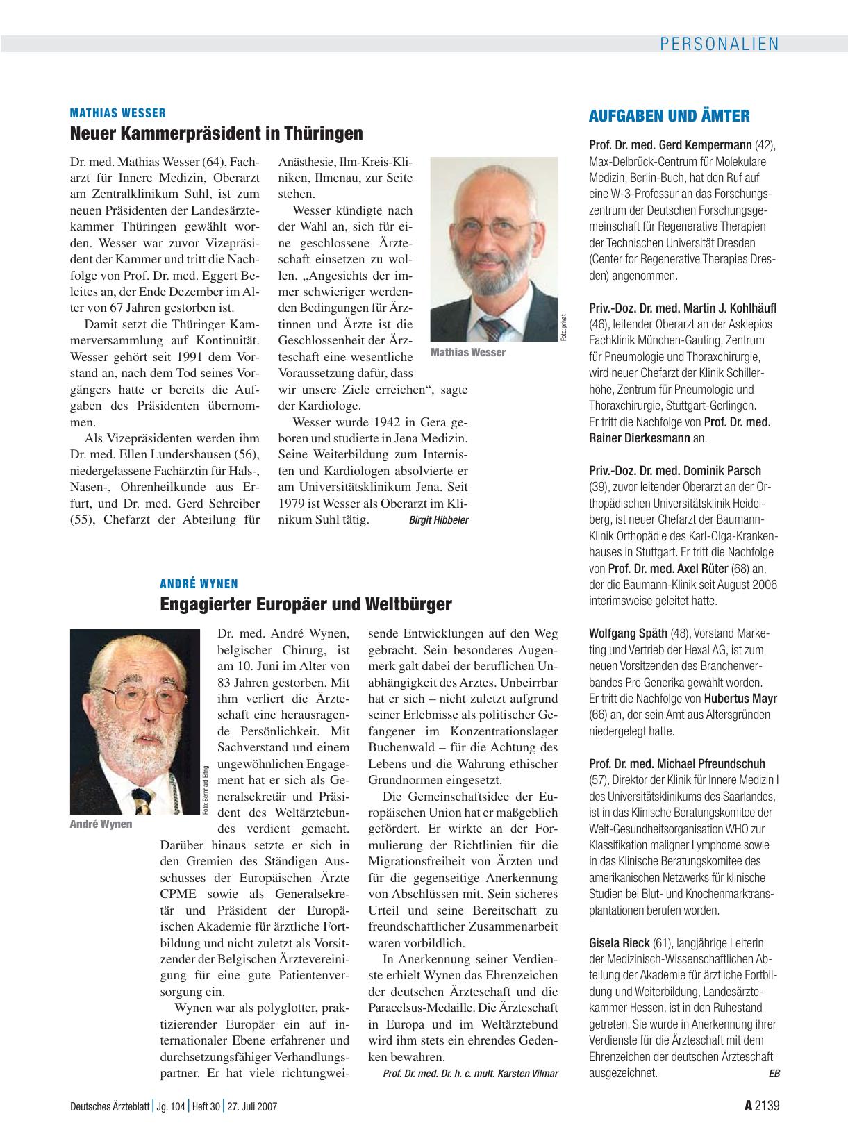 Vorschauseite 1: Aufgaben und Ämter
