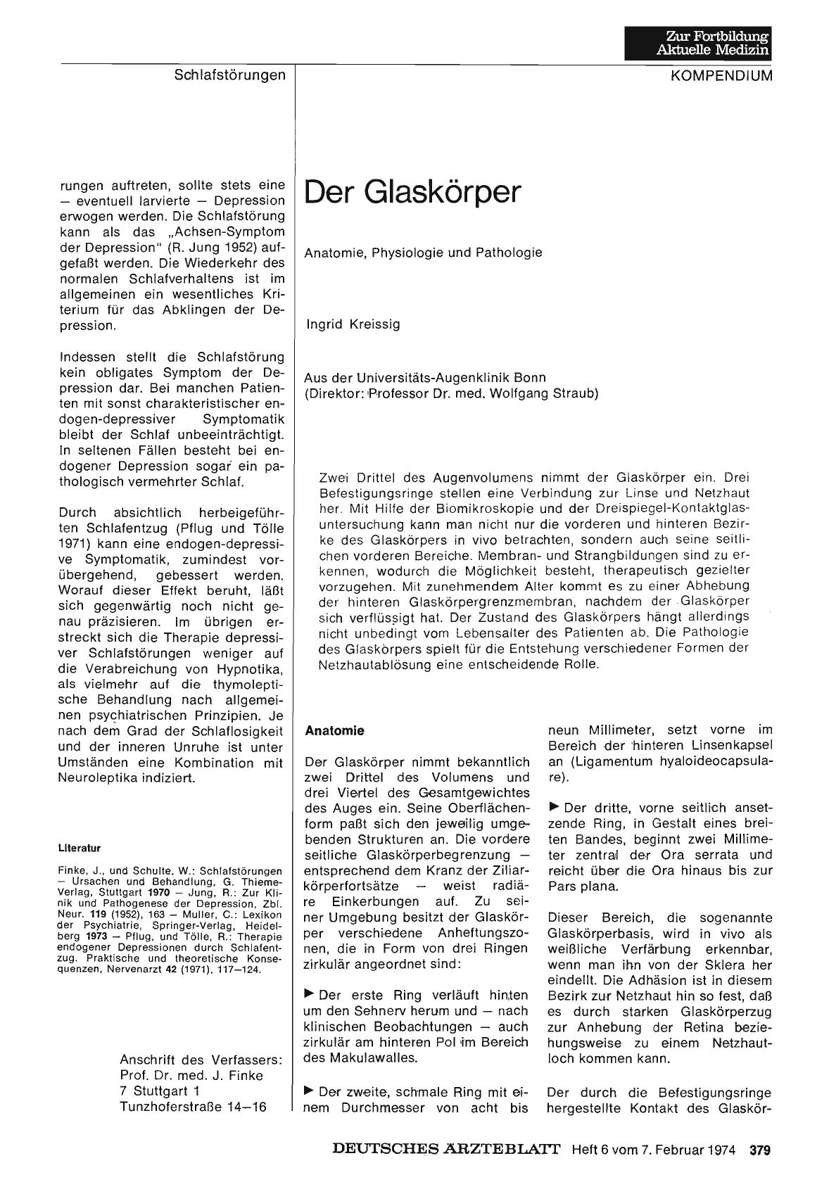 Vorschauseite 1: Der Glaskörper