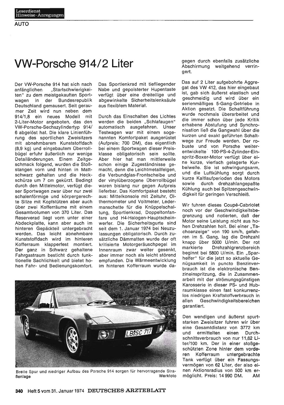 Vorschauseite 1: VW-Porsche 914/2 Liter