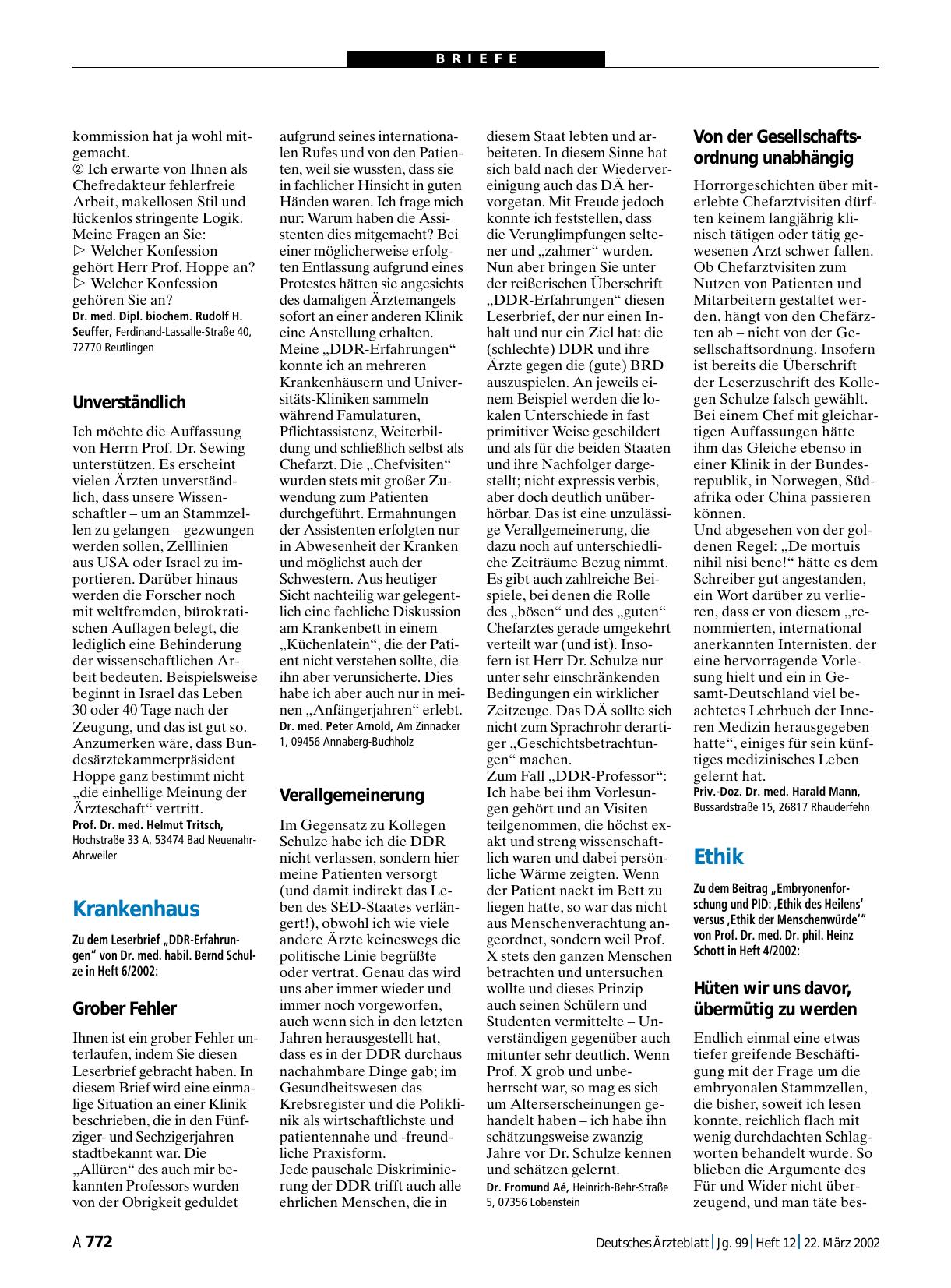 Vorschauseite 1: Krankenhaus: Grober Fehler