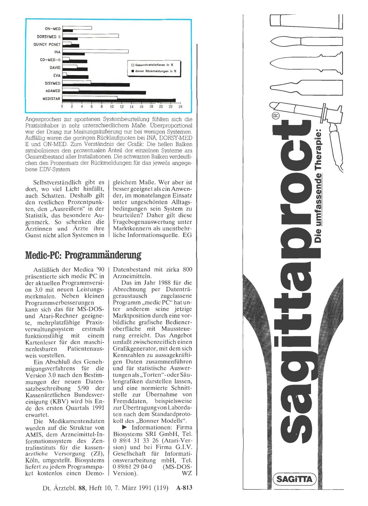 Vorschauseite 1: Medic-PC: Programmänderung