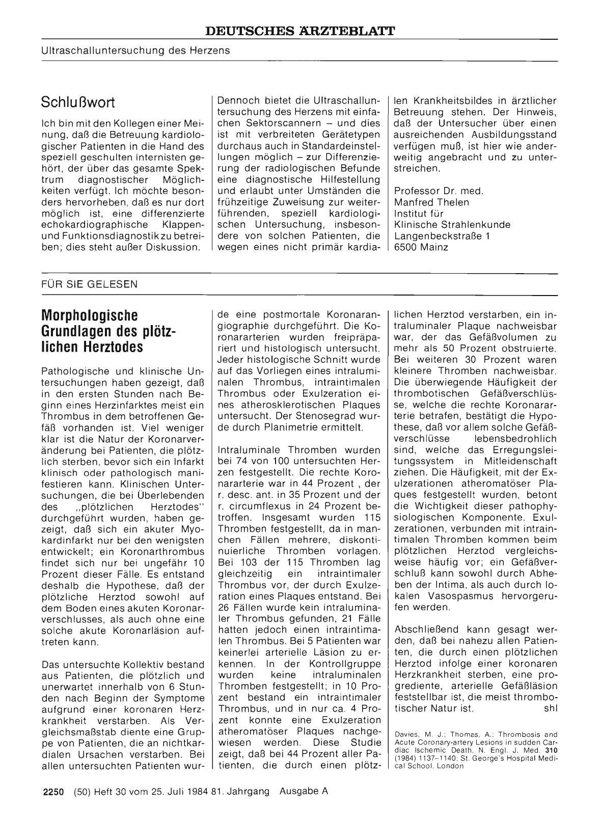 Vorschauseite 1: Morphologische Grundlagen des plötzlichen Herztodes