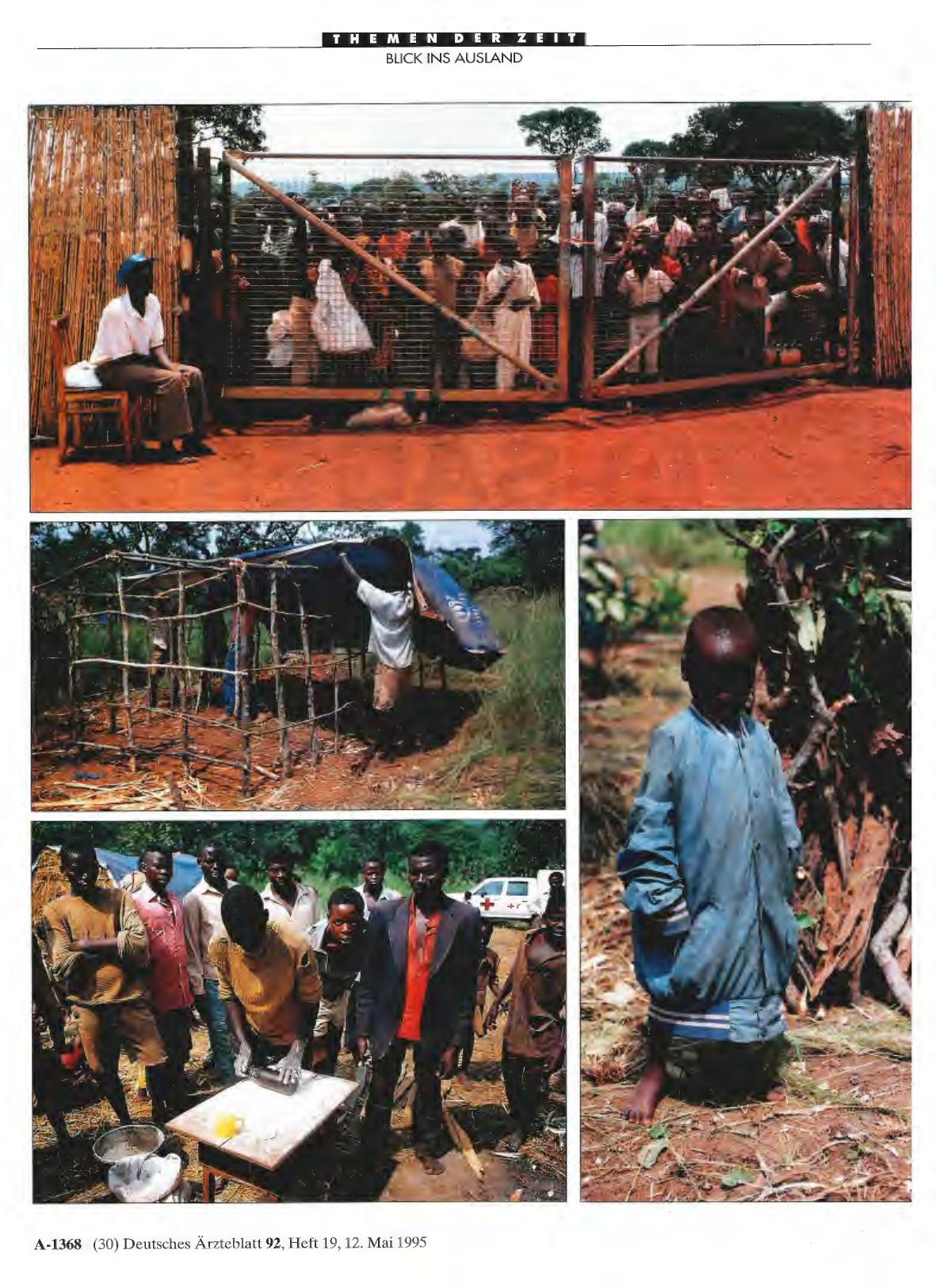 Vorschauseite 1: Ruanda nach einem Jahr: Das Elend der Flüchtlinge hält an