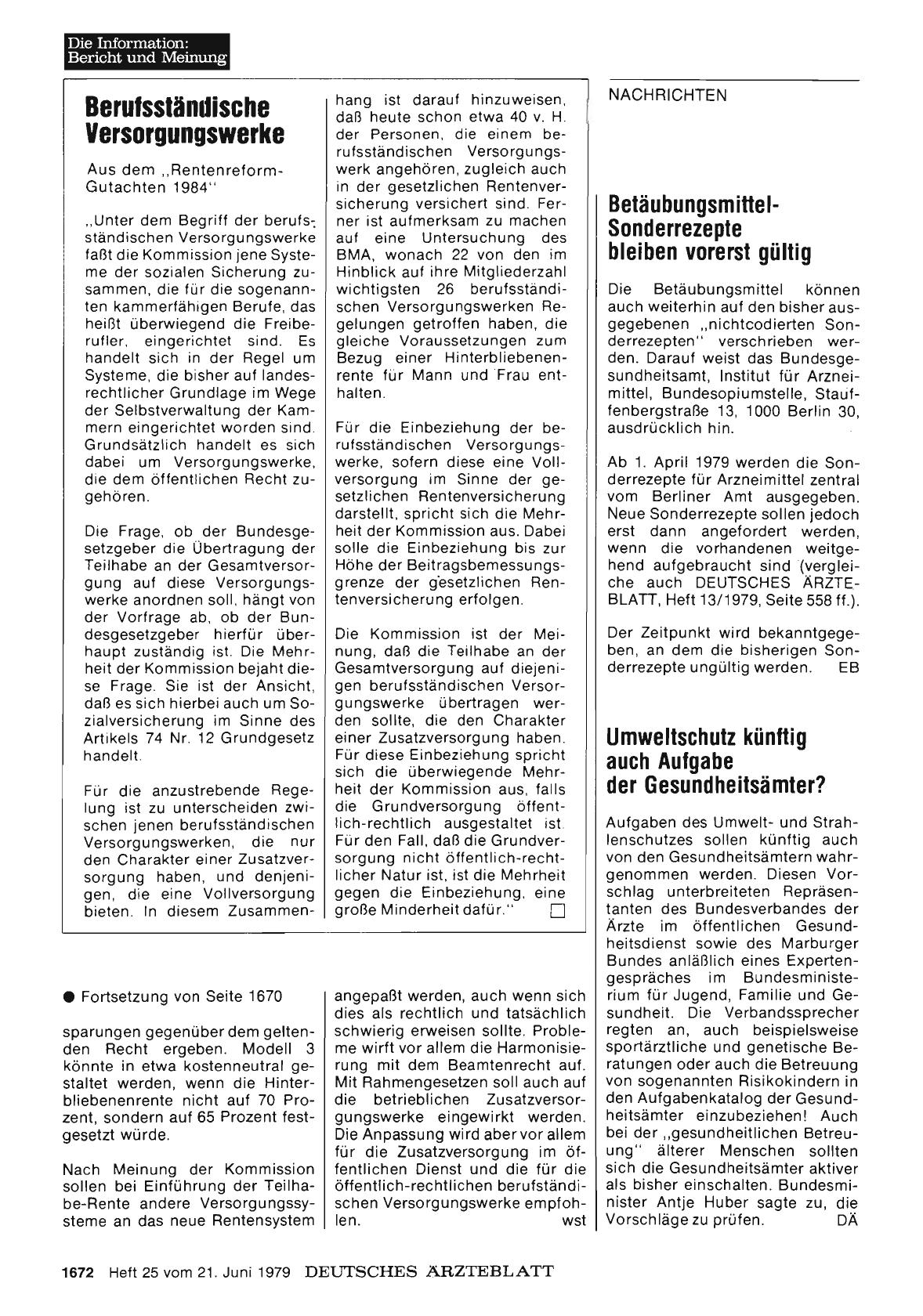 Vorschauseite 1: Betäubungsmittel-Sonderrezepte bleiben vorerst gültig