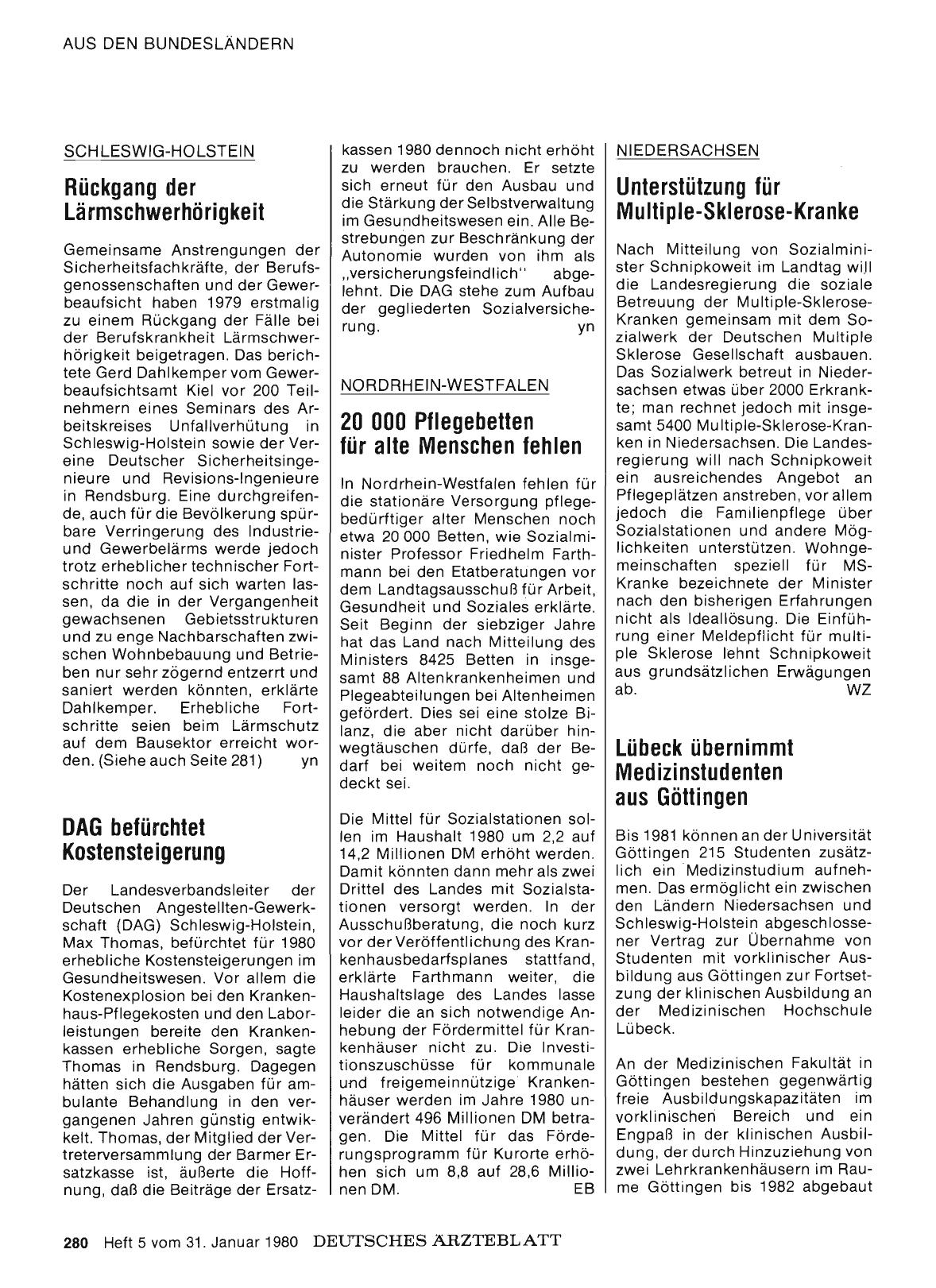 Vorschauseite 1: Niedersachsen: Unterstützung für Multiple-Sklerose-Kranke