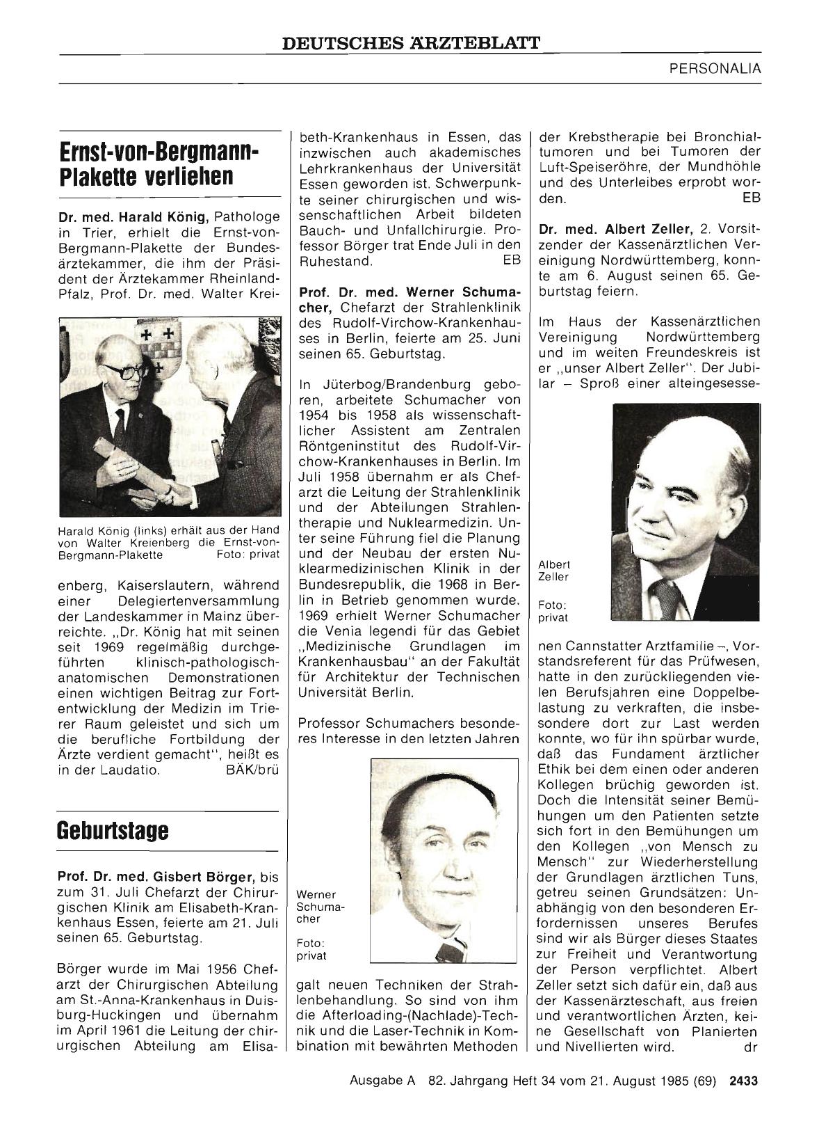 Vorschauseite 1: Geburtstage