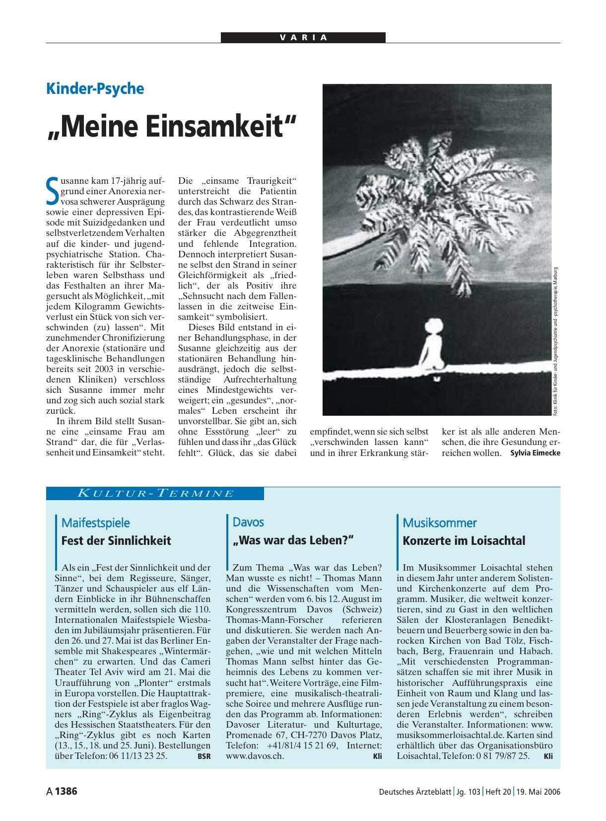Vorschauseite 1: Maifestspiele: Fest der Sinnlichkeit