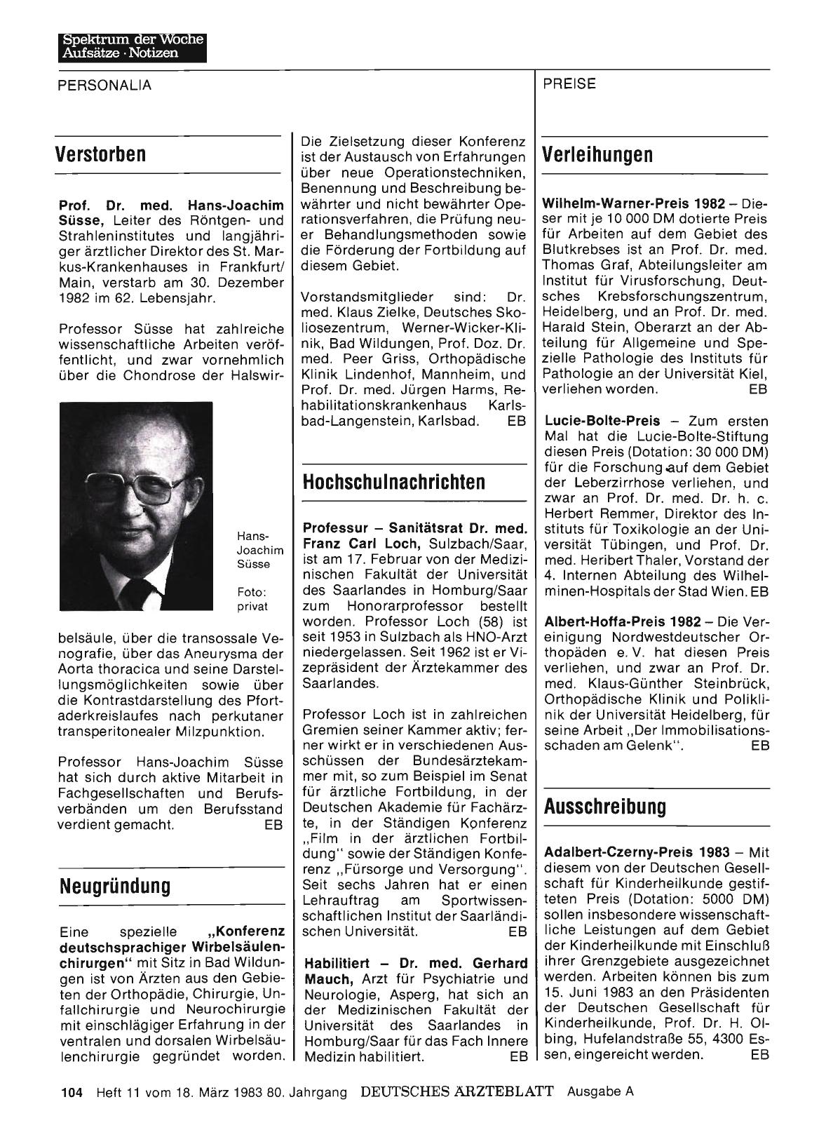 Vorschauseite 1: Verstorben
